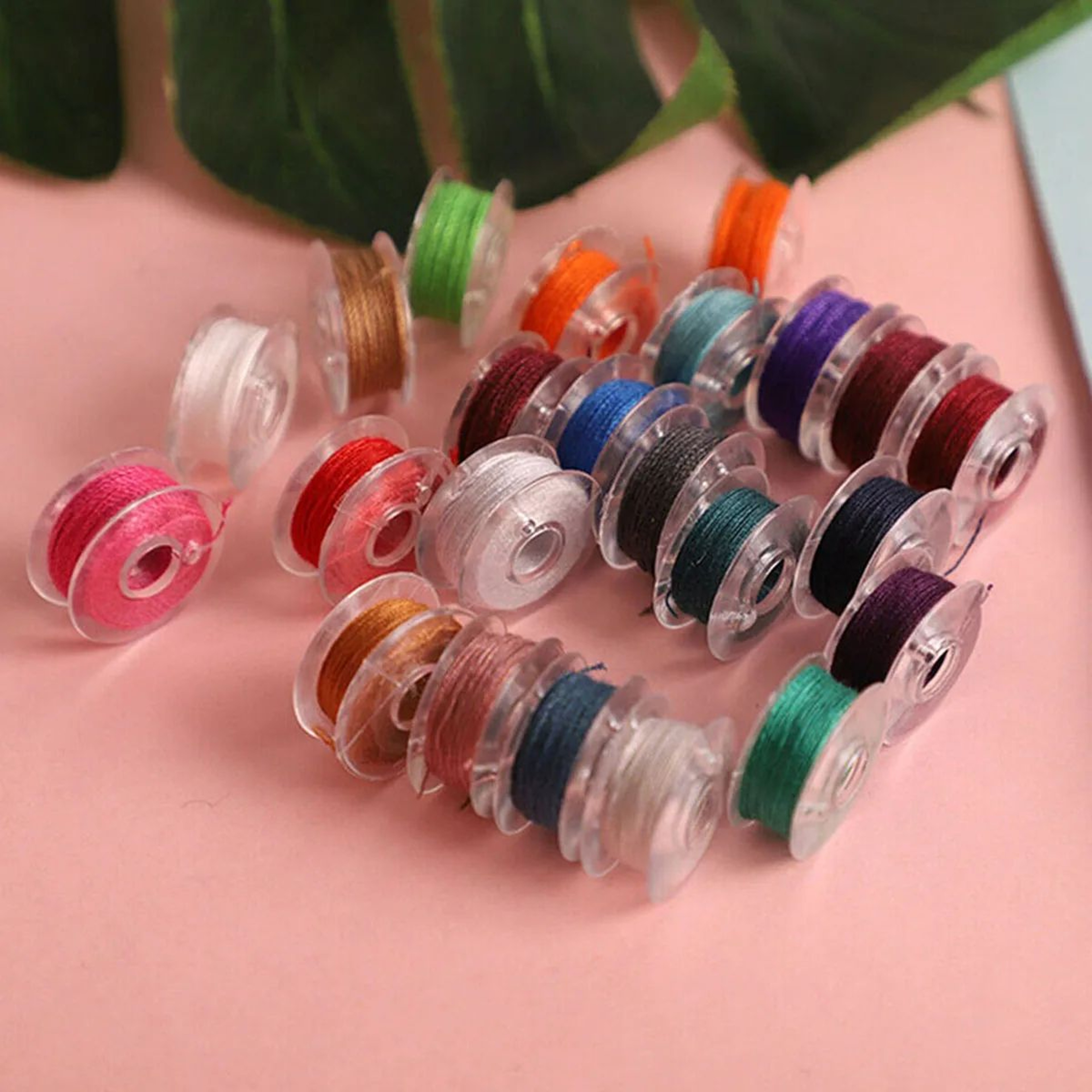 ColorMatch Sewing Thread Kit With Reusable Bobbins For Hand And Machine Sewing 3