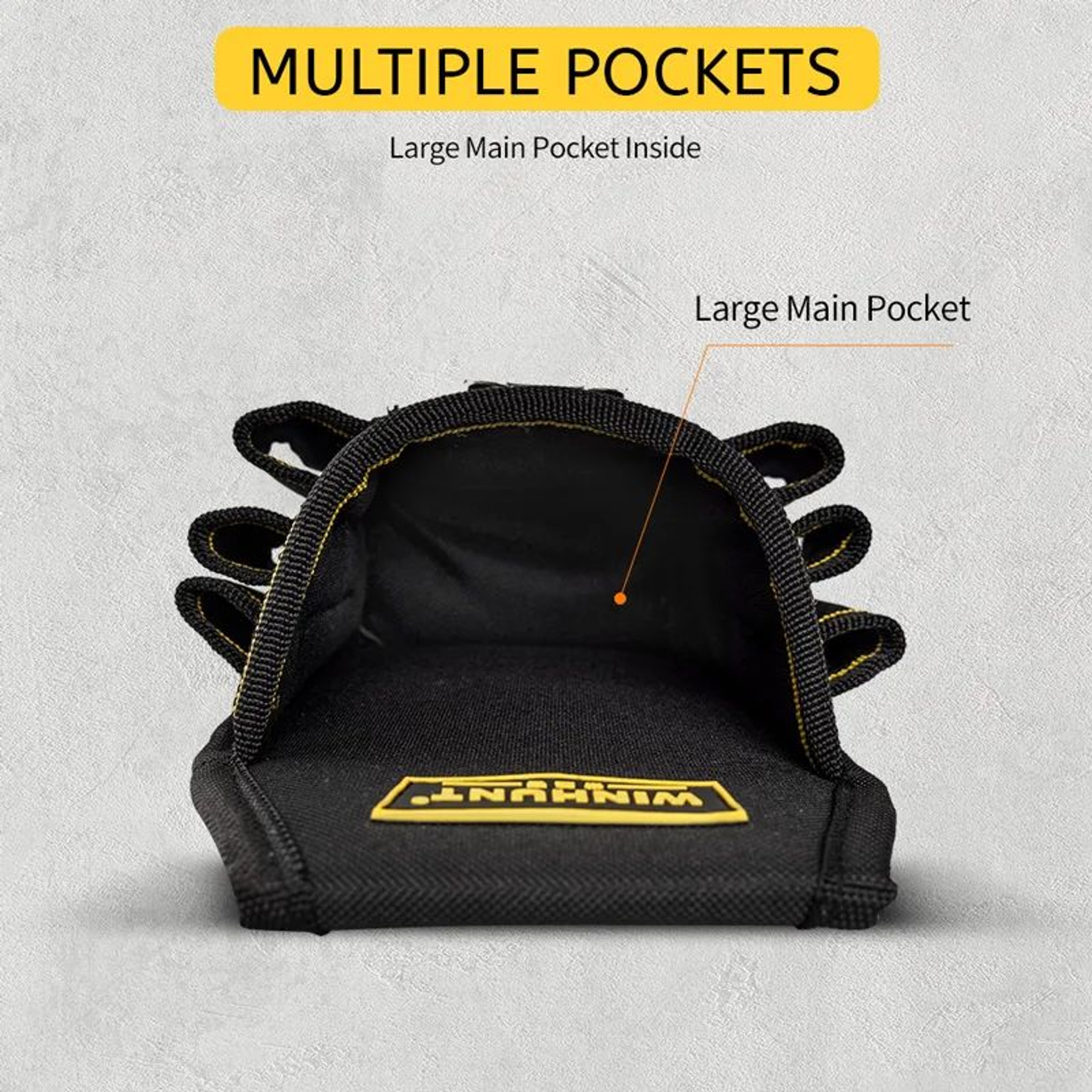 Heavy Duty Tool Belt Set With Tool Pouch And Belt Clip For Electricians Carpenters And DIY Work 5