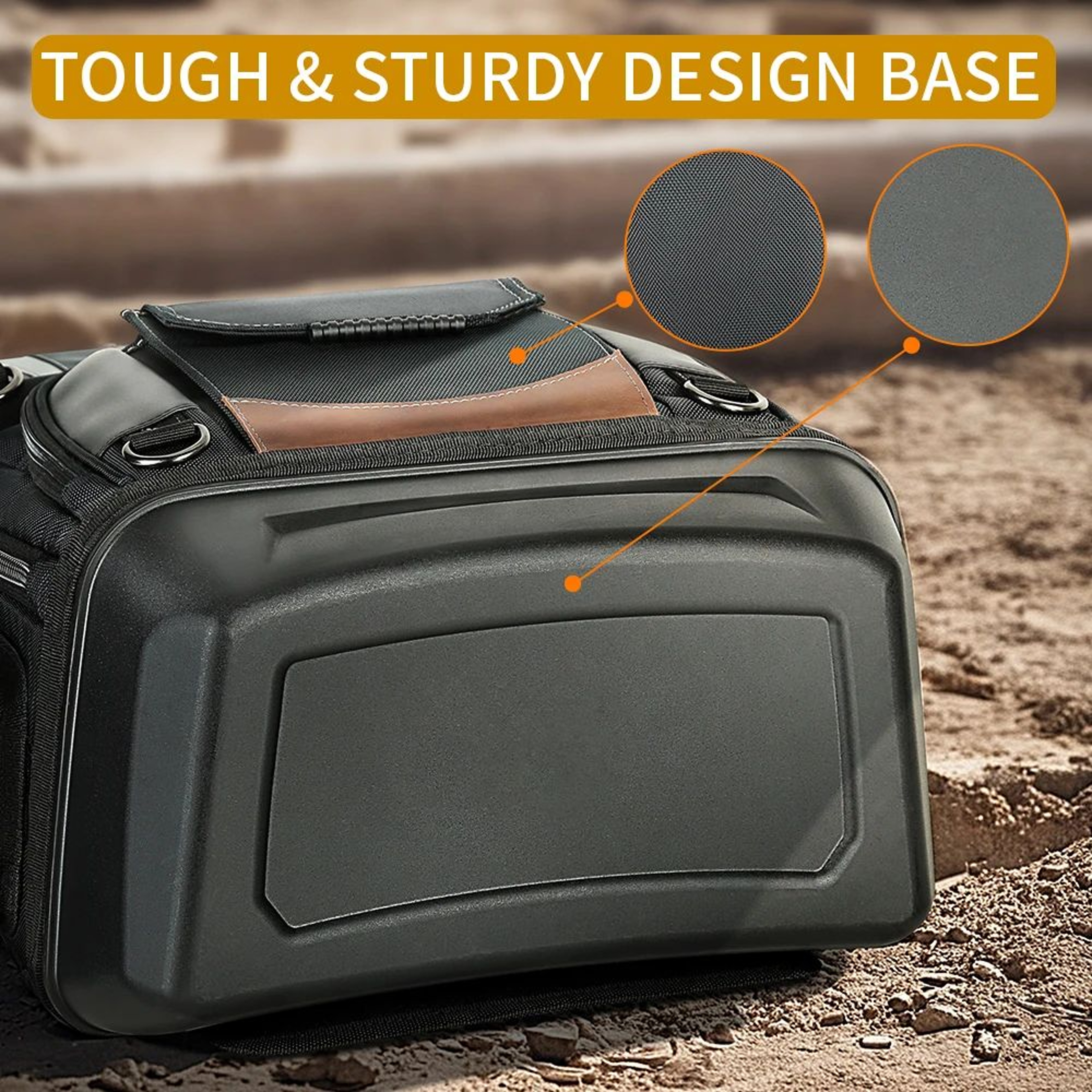 Heavy Duty Tool Backpack With Molded Bottom And Removable Tool Organizer For Electricians 5