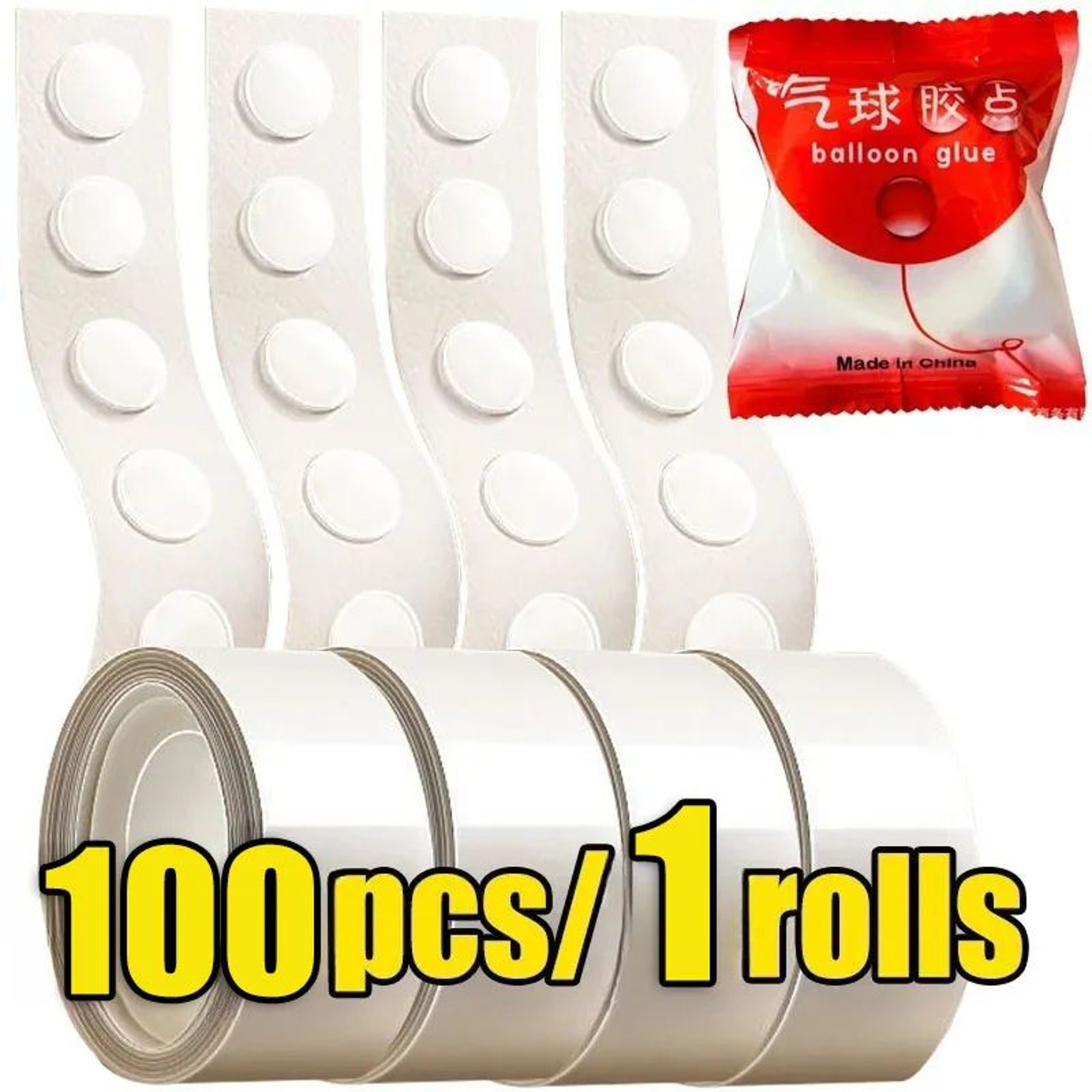 Balloon Glue Dots Double Sided Adhesive Stickers For Party Decorations 100 To 1000 Pieces 6