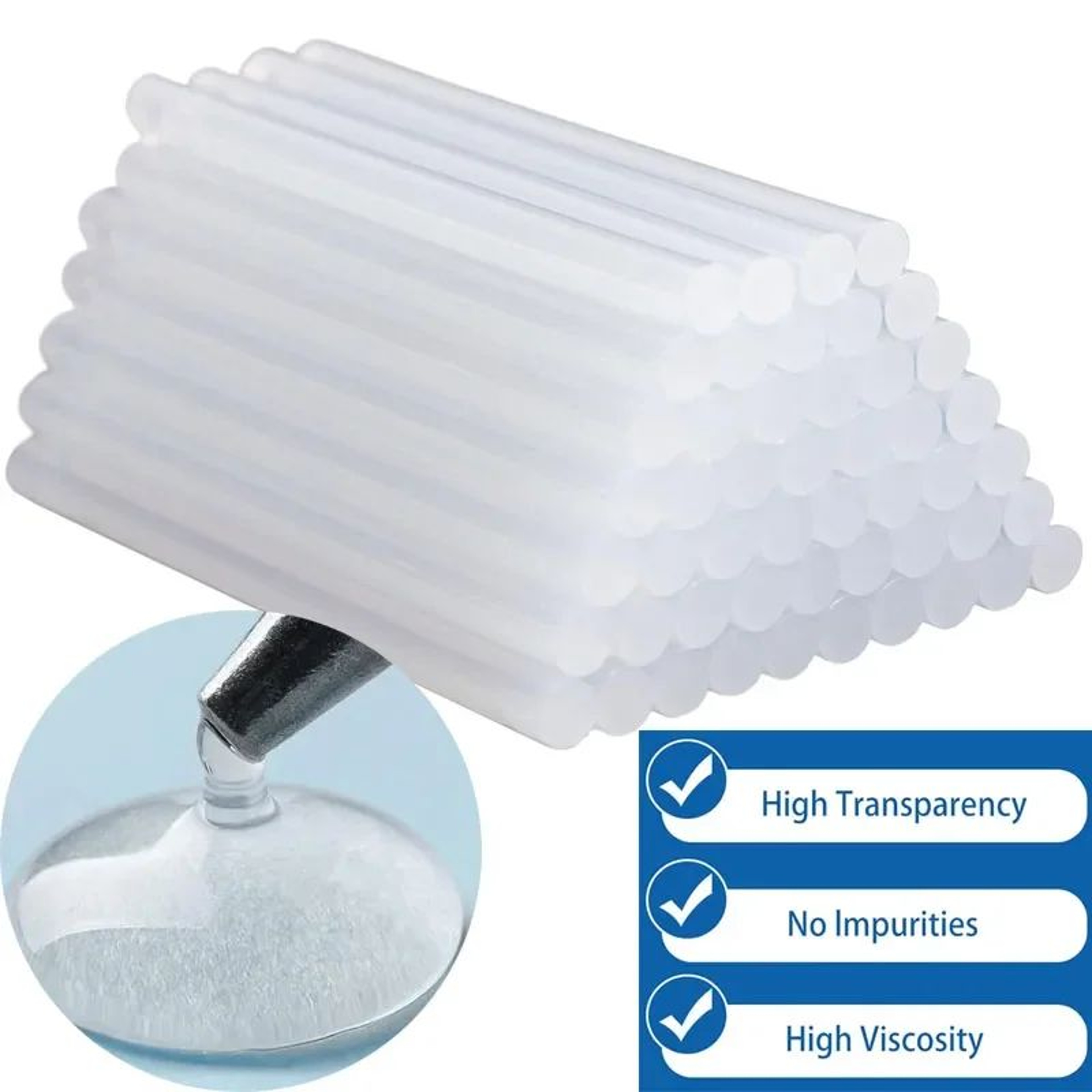 Strong Hold Transparent Hot Glue Sticks For Glue Gun DIY Crafts And Quick Repairs 5