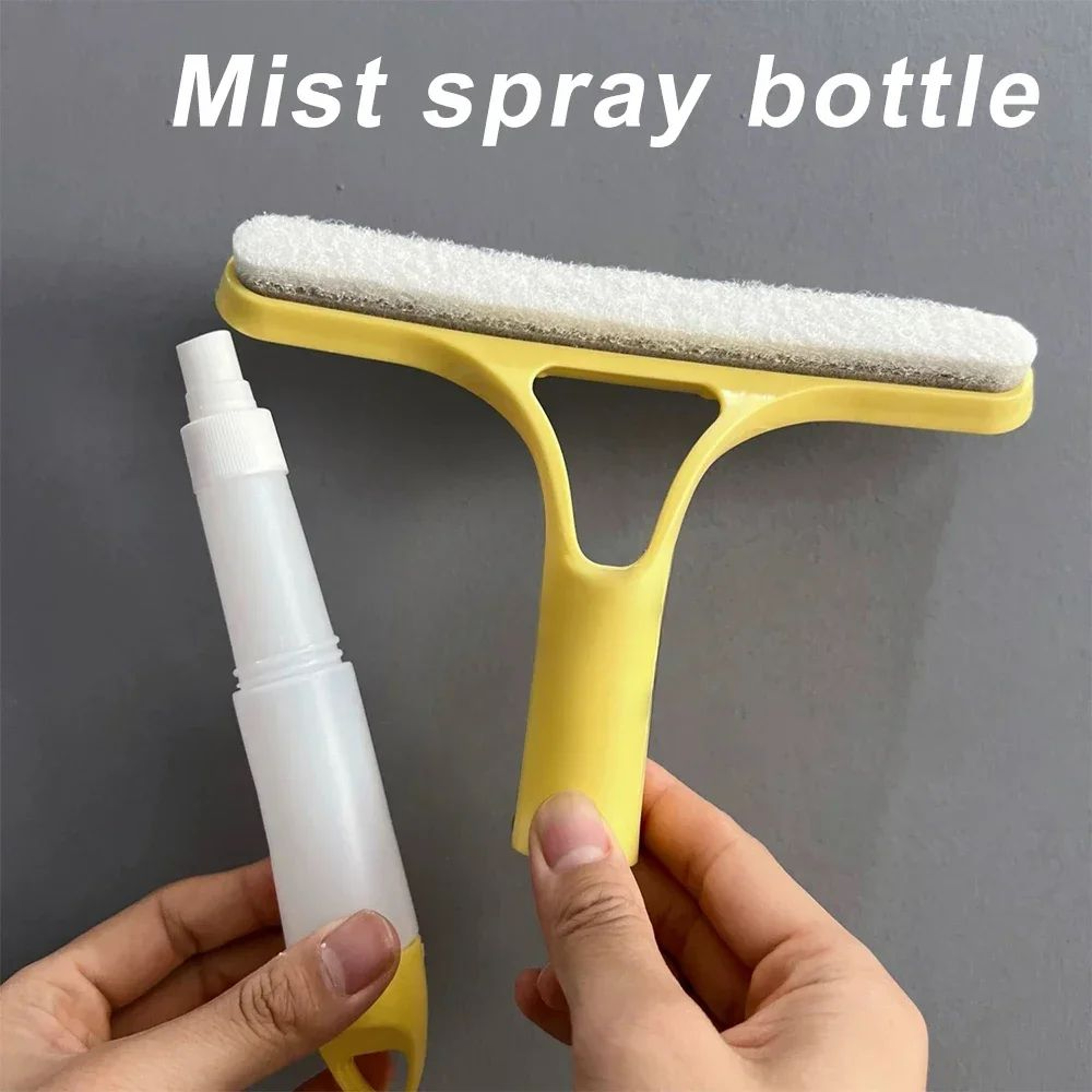3 In 1 Window Cleaning Squeegee With Spray Bottle And Microfiber Glass Cleaning Tool 4