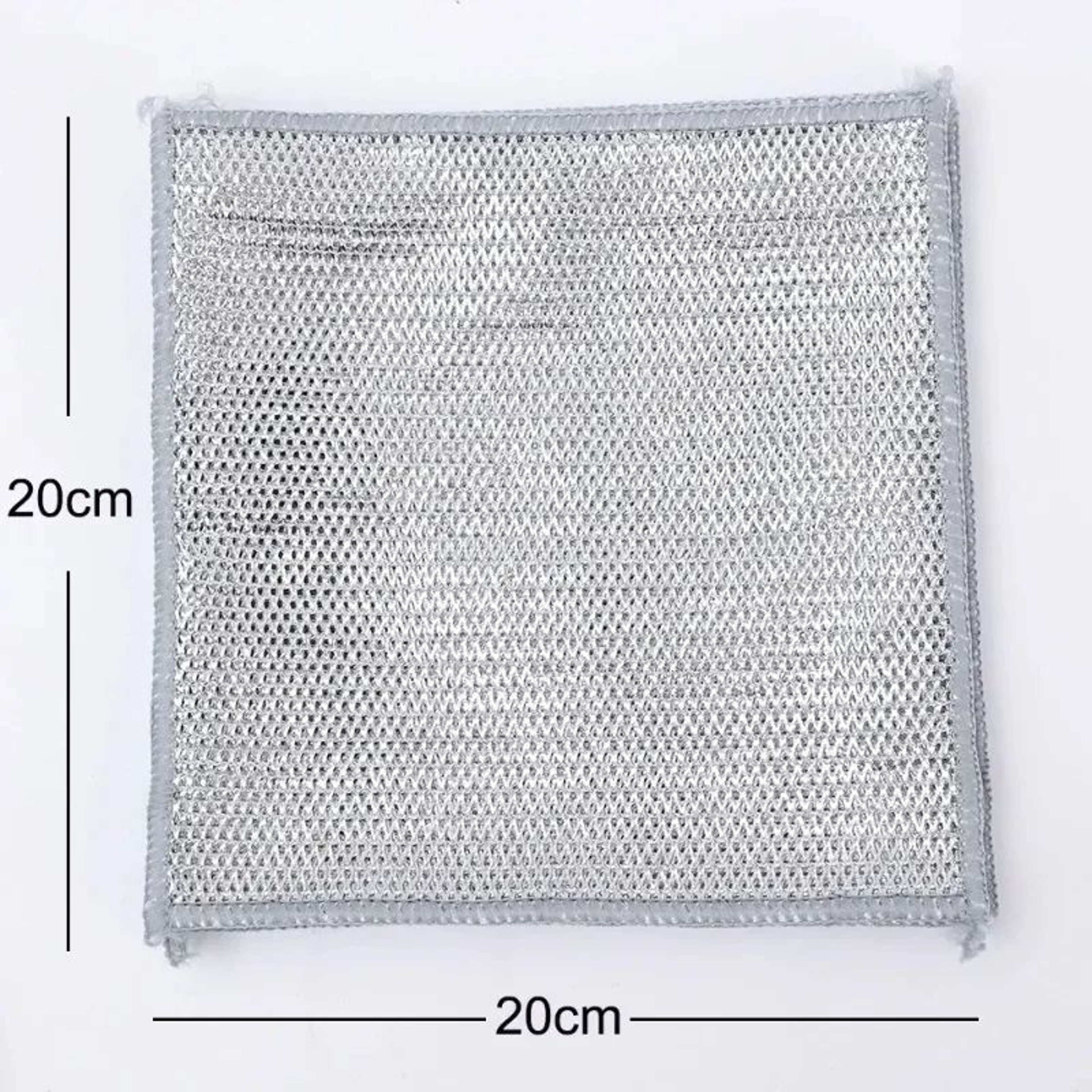 Heavy Duty Steel Wire Cleaning Cloth Reusable Kitchen Cleaning Cloth for Pots Dishes and Cookware – view 11
