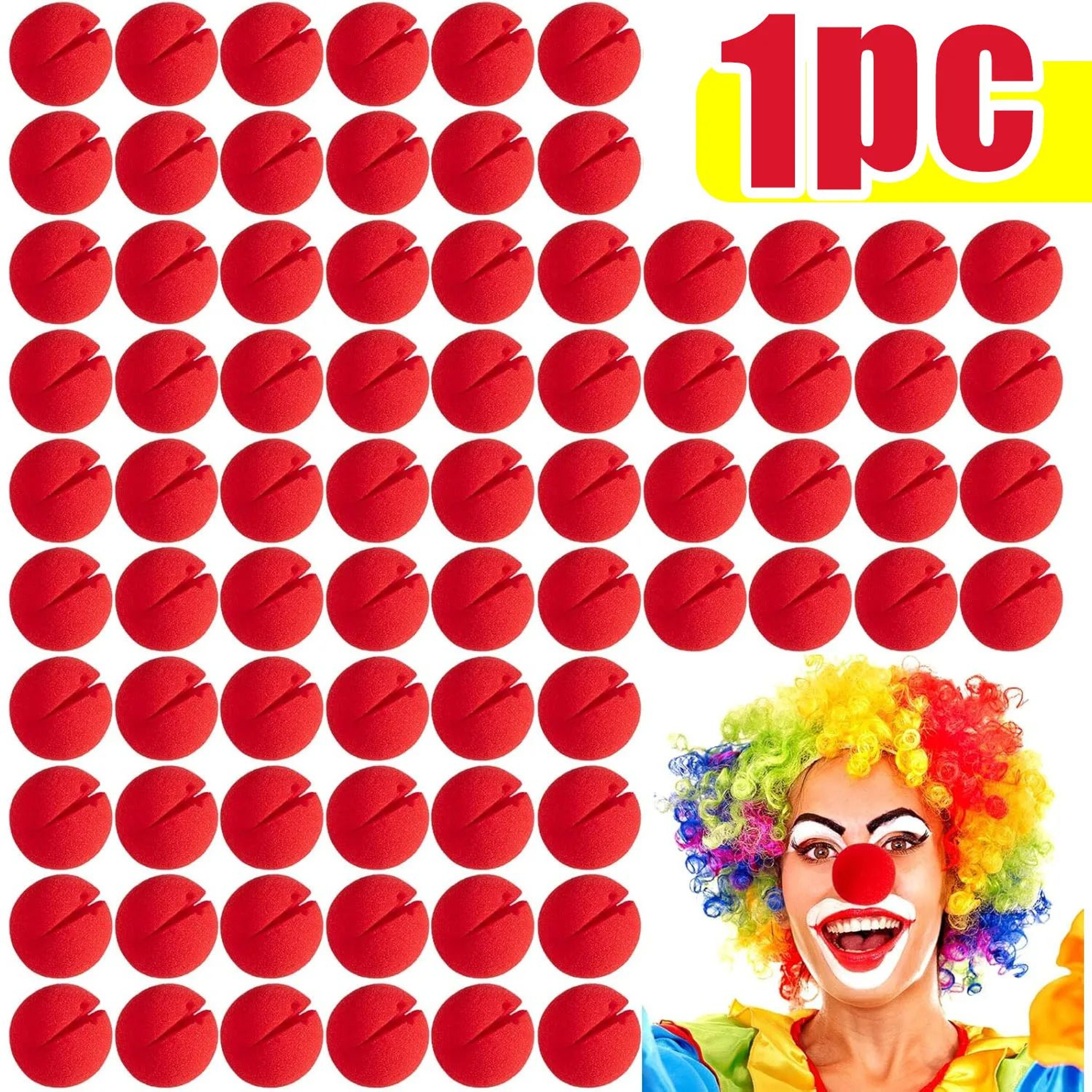 Funny Red Clown Nose Foam Cosplay Accessory For Halloween Party Costume And Circus Performance 11