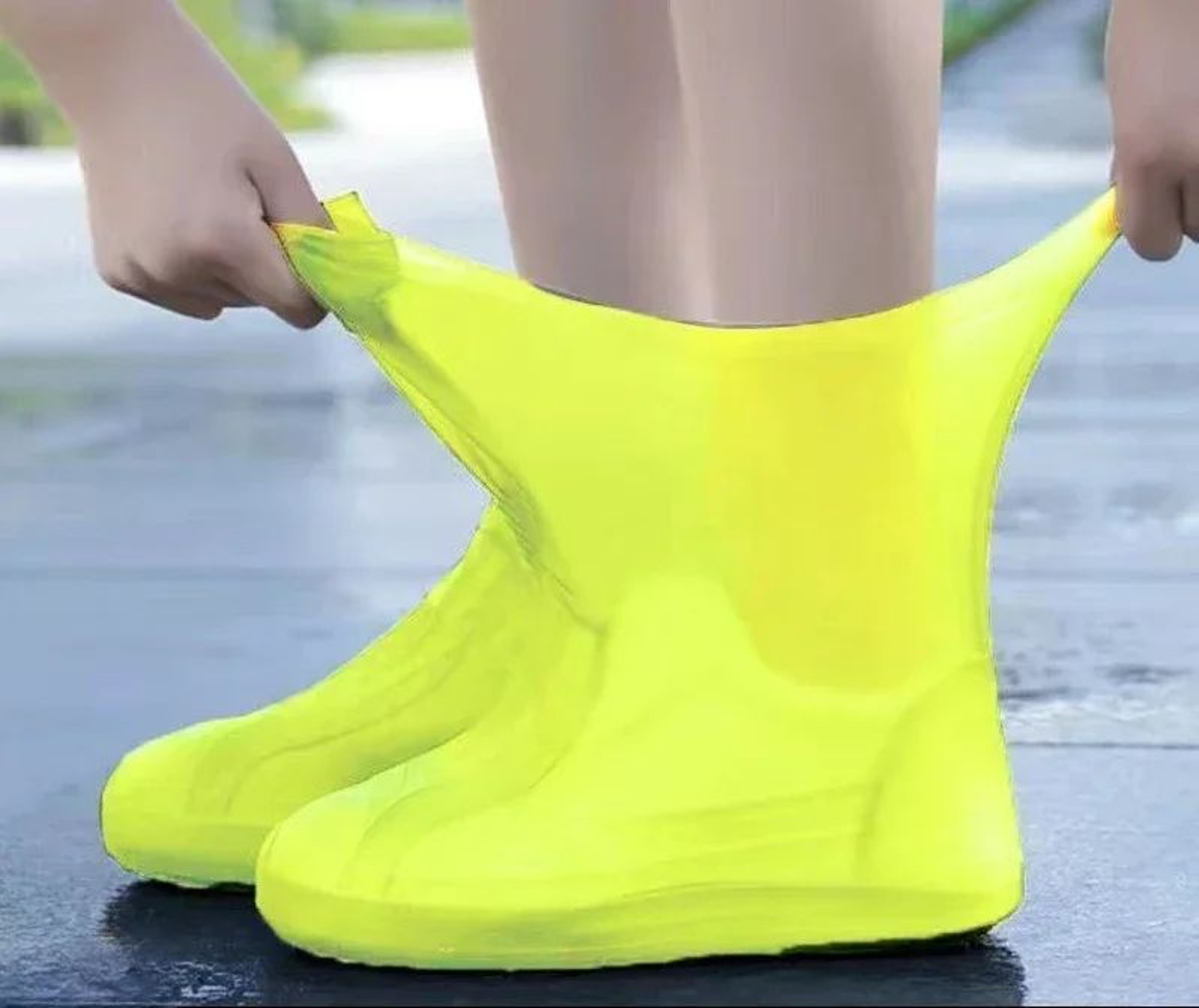 Reusable Waterproof Shoe Covers Non Slip Rain Shoe Covers For Men And Women 2