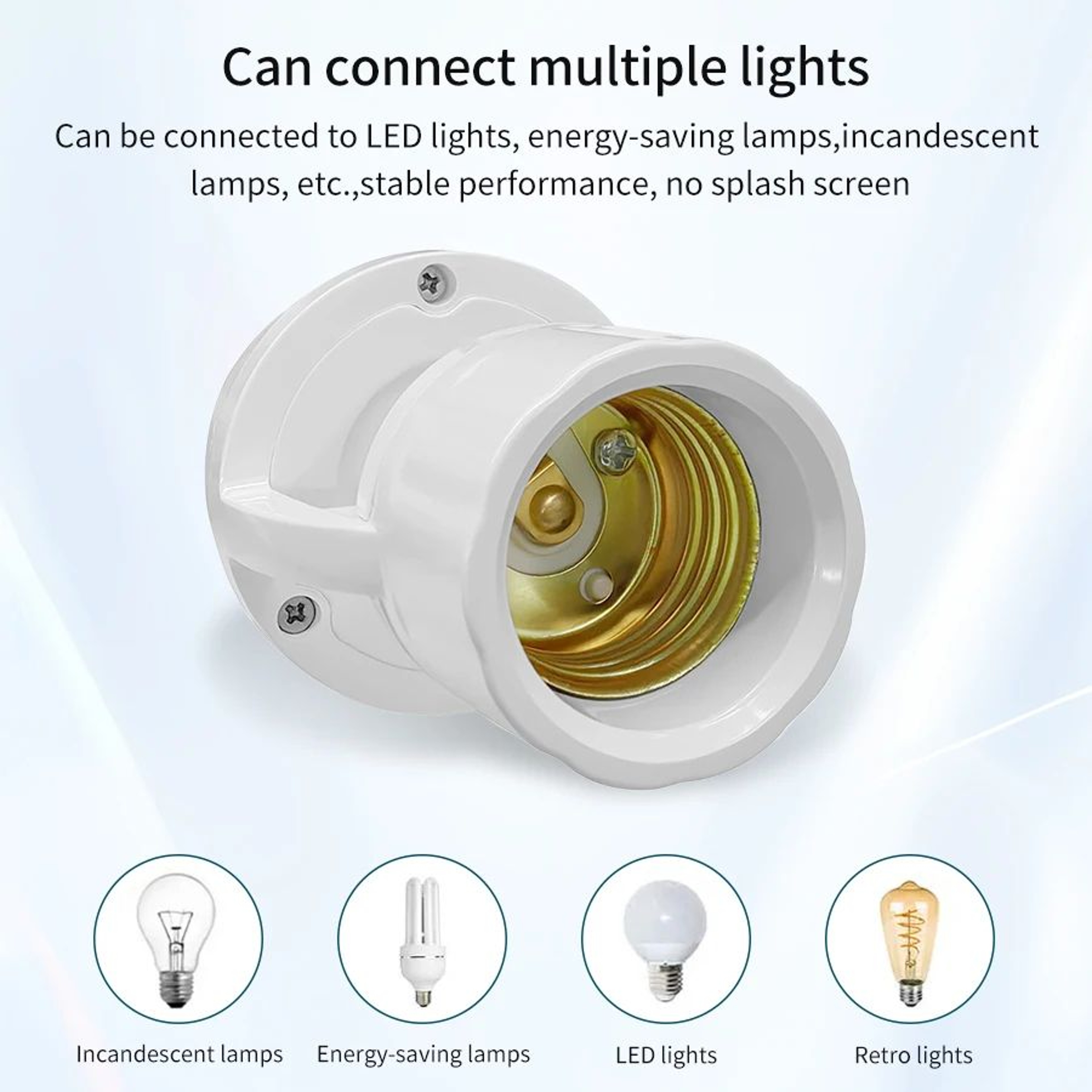 Smart PIR Motion Sensor Light Socket E27 Lamp Holder With Adjustable Time And Light Control 110V 22 2