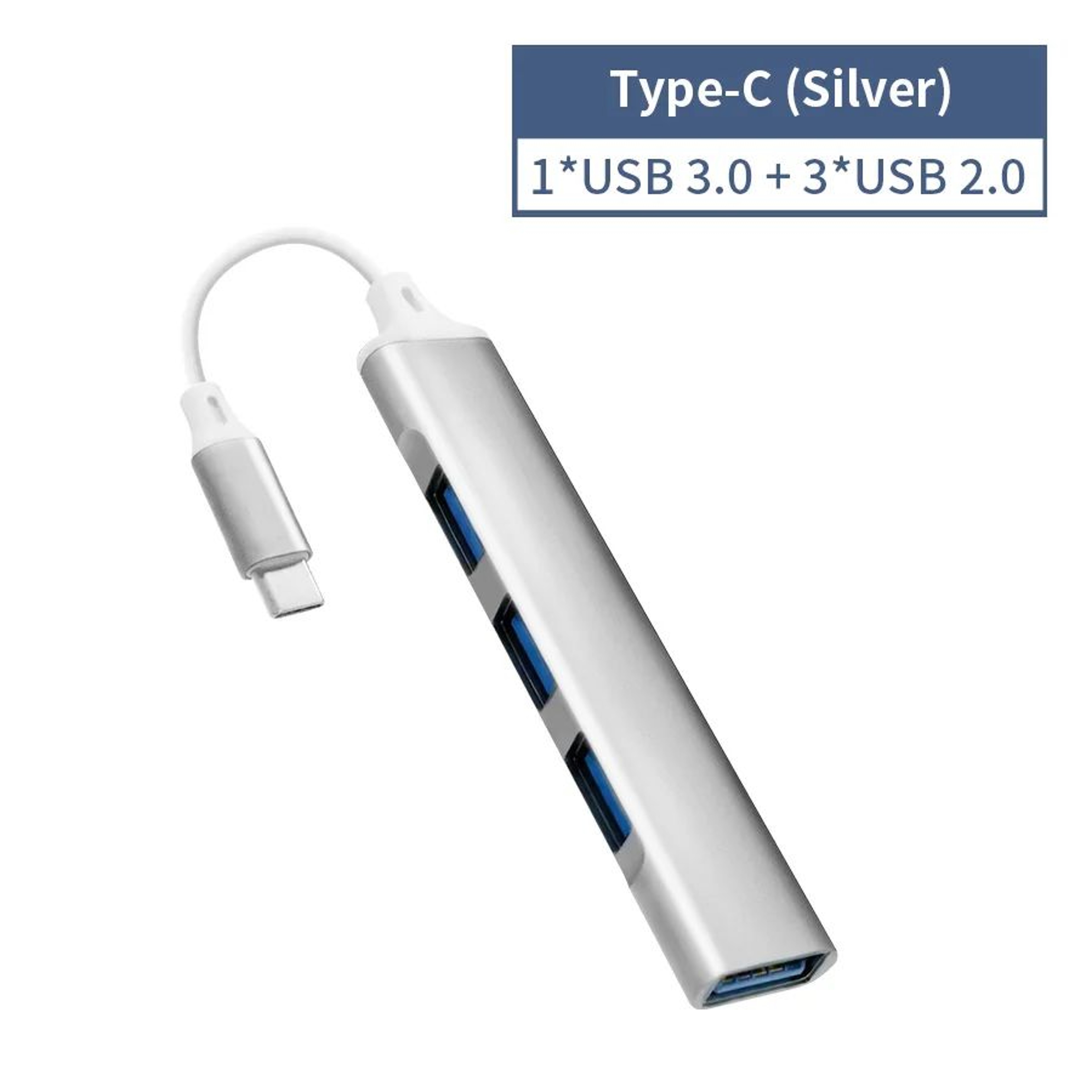 4 Port USB C Hub USB 30 OTG Multiport Adapter For Laptop MacBook PC 6