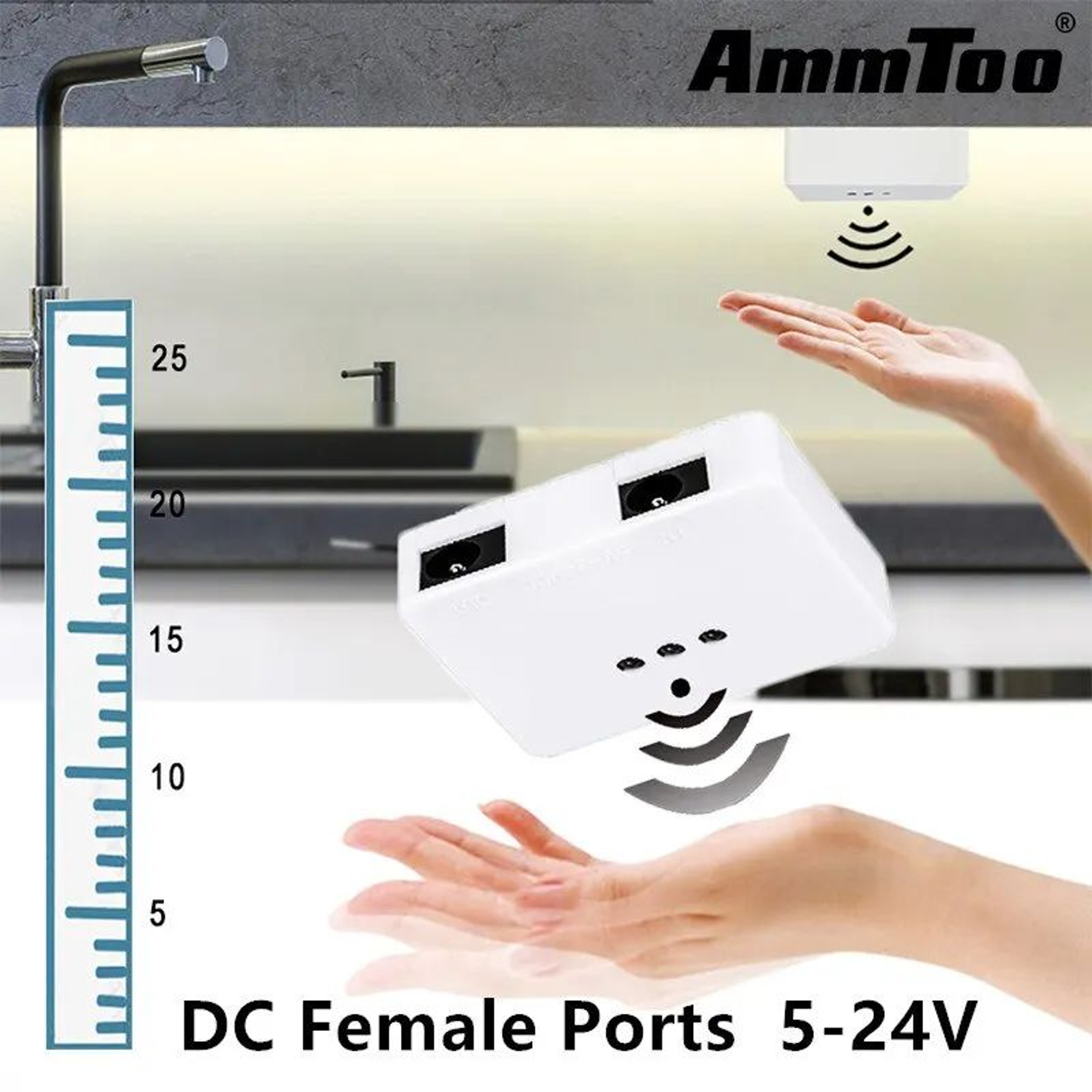 Smart Hand Wave Sensor Switch LED Dimmer Switch For 5V 12V 24V LED Strip Lights 0