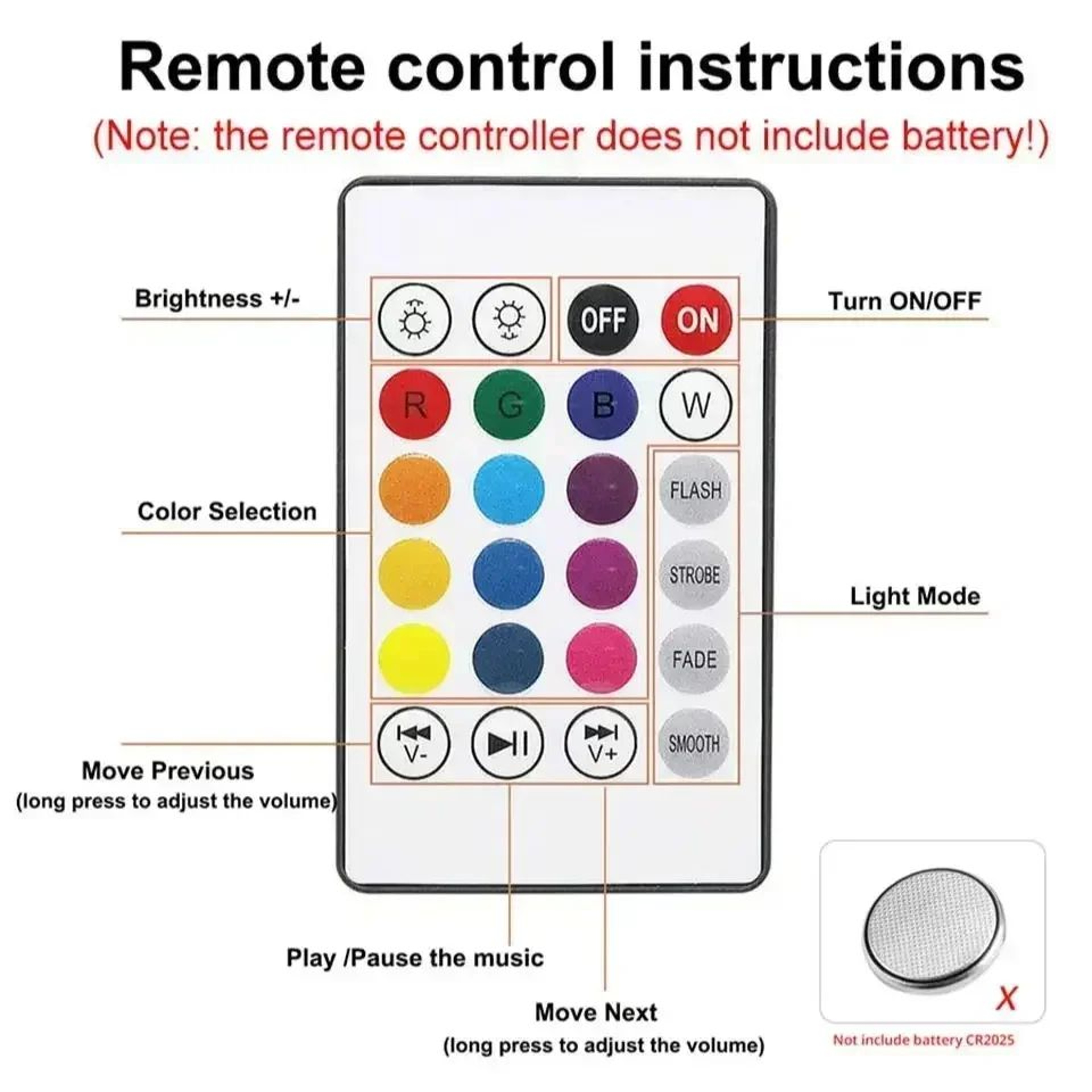 Bluetooth Speaker Light Bulb E27 RGB LED Music Bulb With Remote Control For Home Party Mood Lightin 3