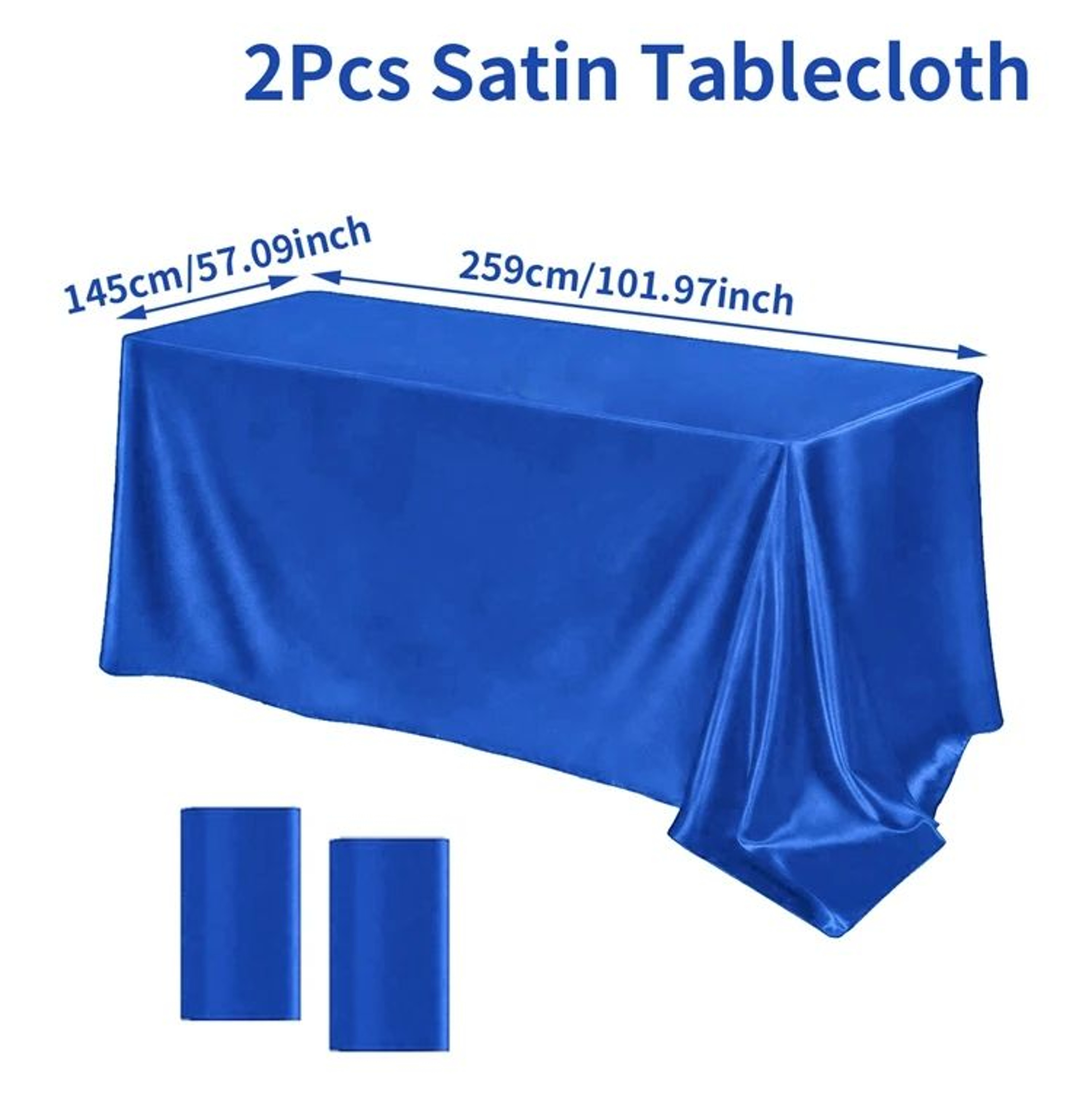 Elegant Satin Tablecloth Rectangle Wedding Tablecloth For Parties Banquets And Dining Tables 10