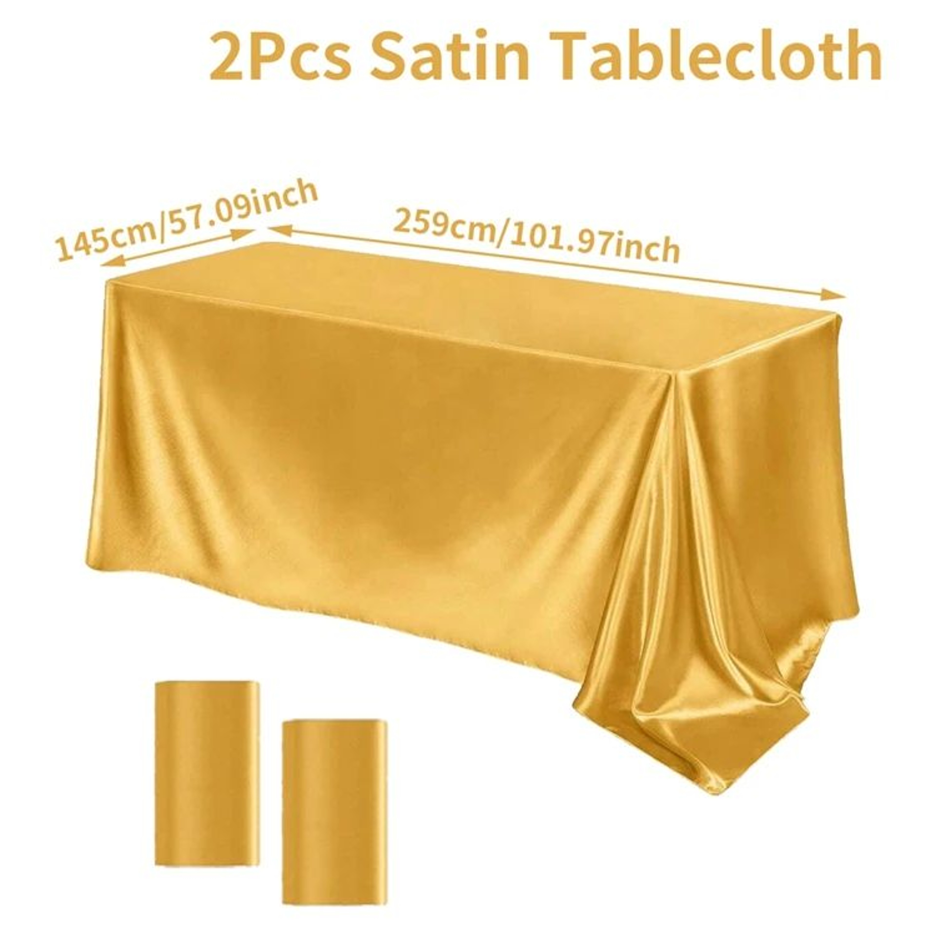Elegant Satin Tablecloth Rectangle Wedding Tablecloth For Parties Banquets And Dining Tables 11