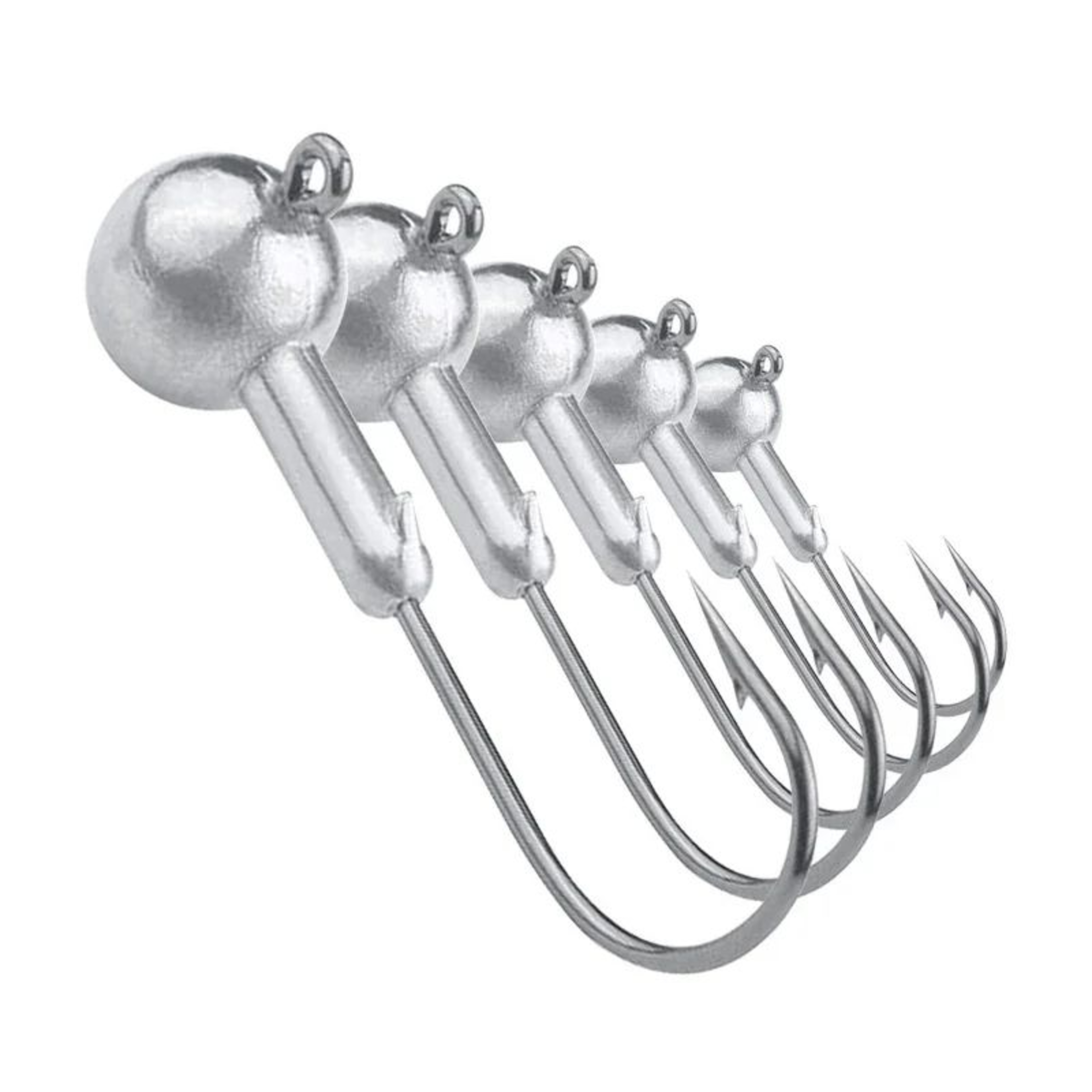 Crank Jig Head Hooks High Carbon Steel Weighted Fishing Hooks 20 Piece Set For Soft Plastic Lures 0