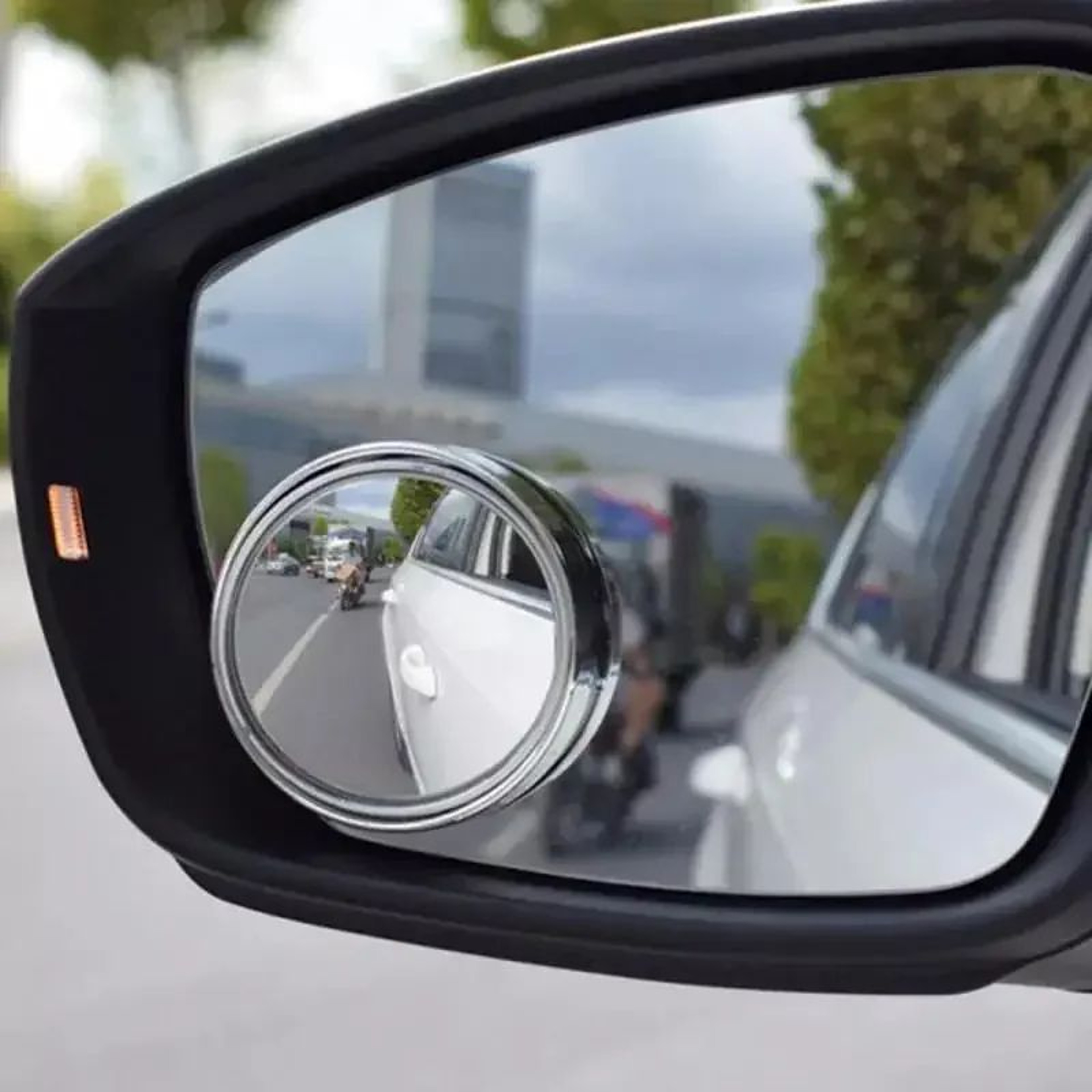 360 Degree Blind Spot Mirror Wide Angle Car Side Mirror Stick On Convex Safety Mirror 2 Pack 2