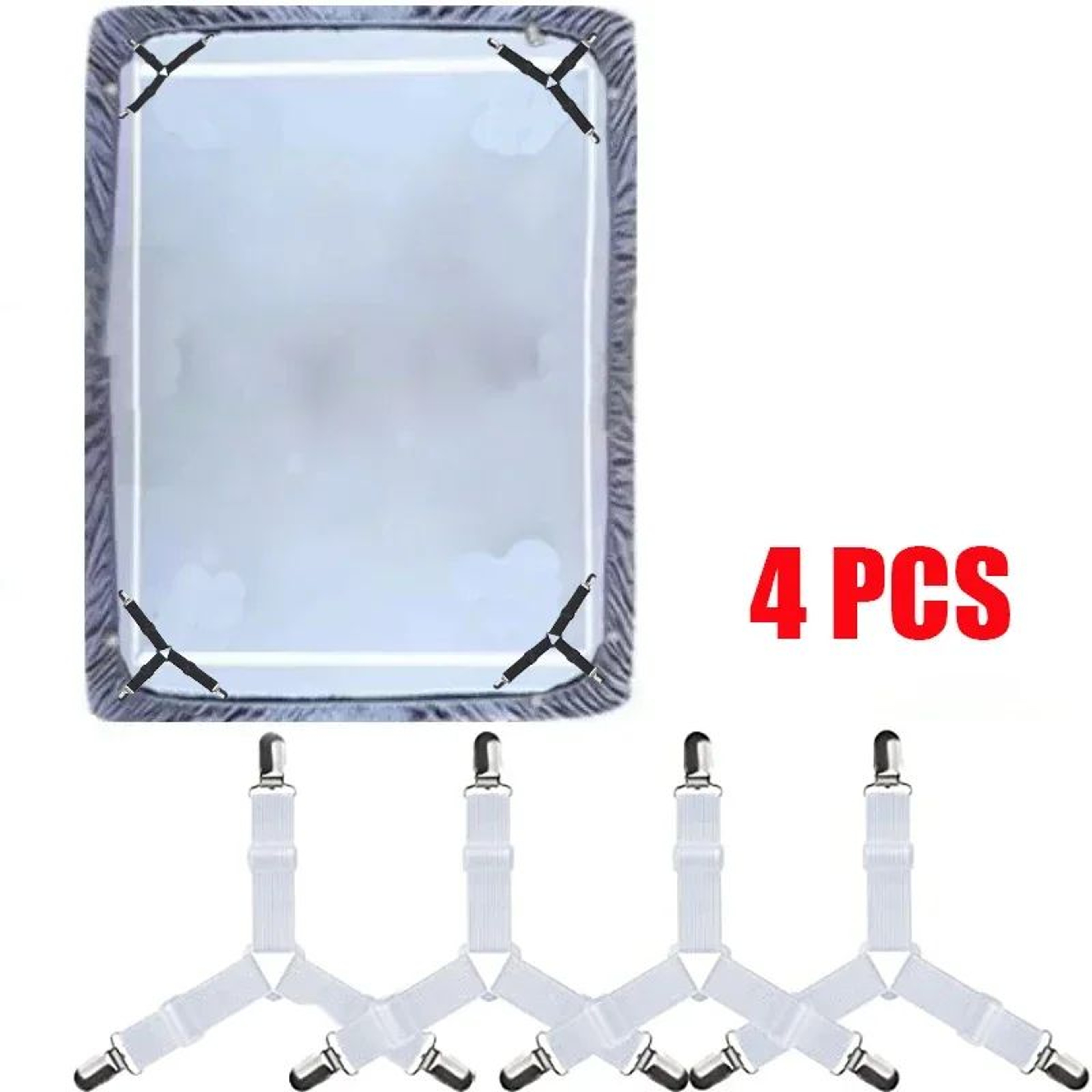 Non Slip Bed Sheet Holder Adjustable Sheet Fasteners For Mattress Sofa And Tablecloth 7