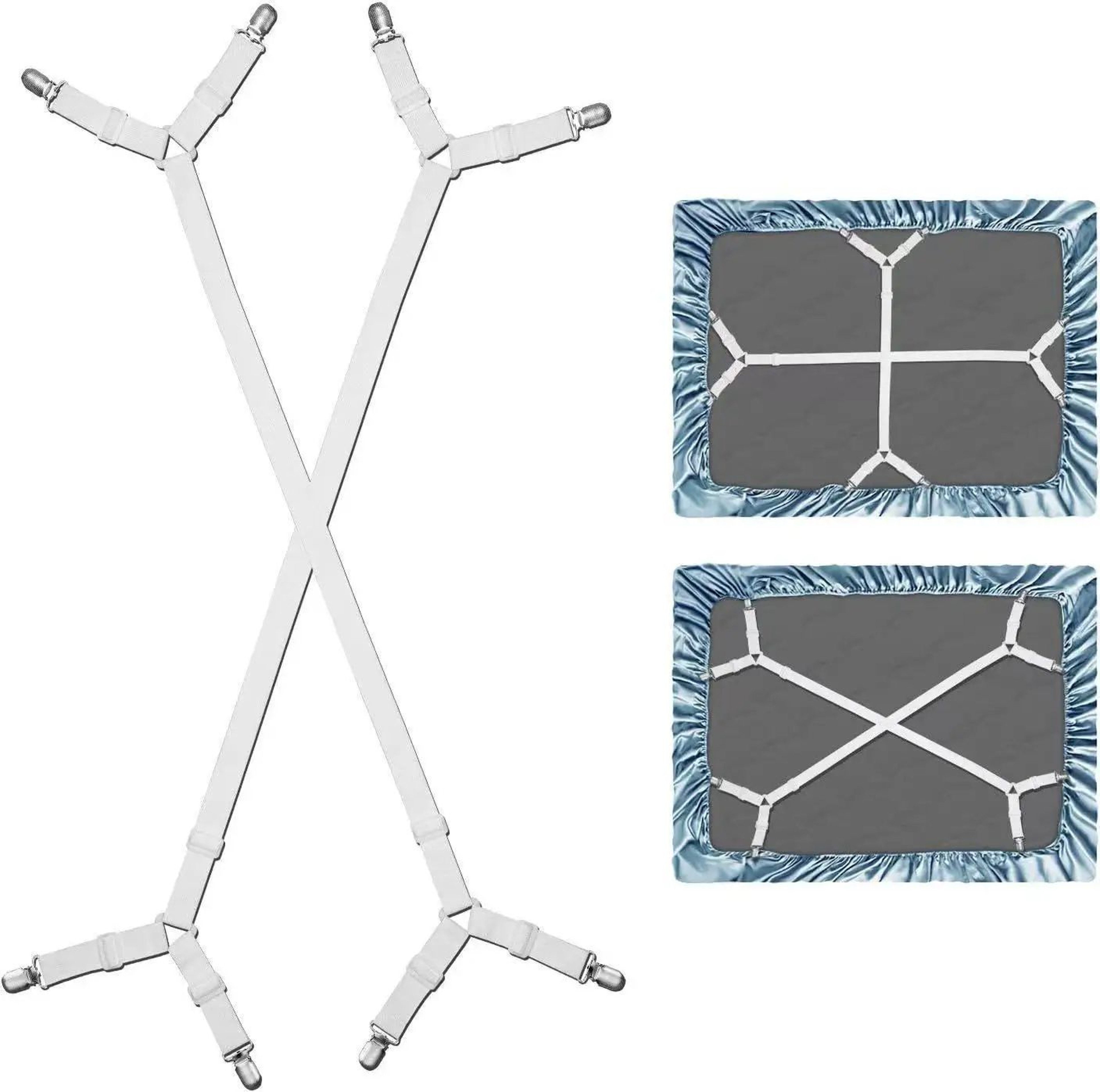 Non Slip Bed Sheet Holder Adjustable Sheet Fasteners For Mattress Sofa And Tablecloth 11