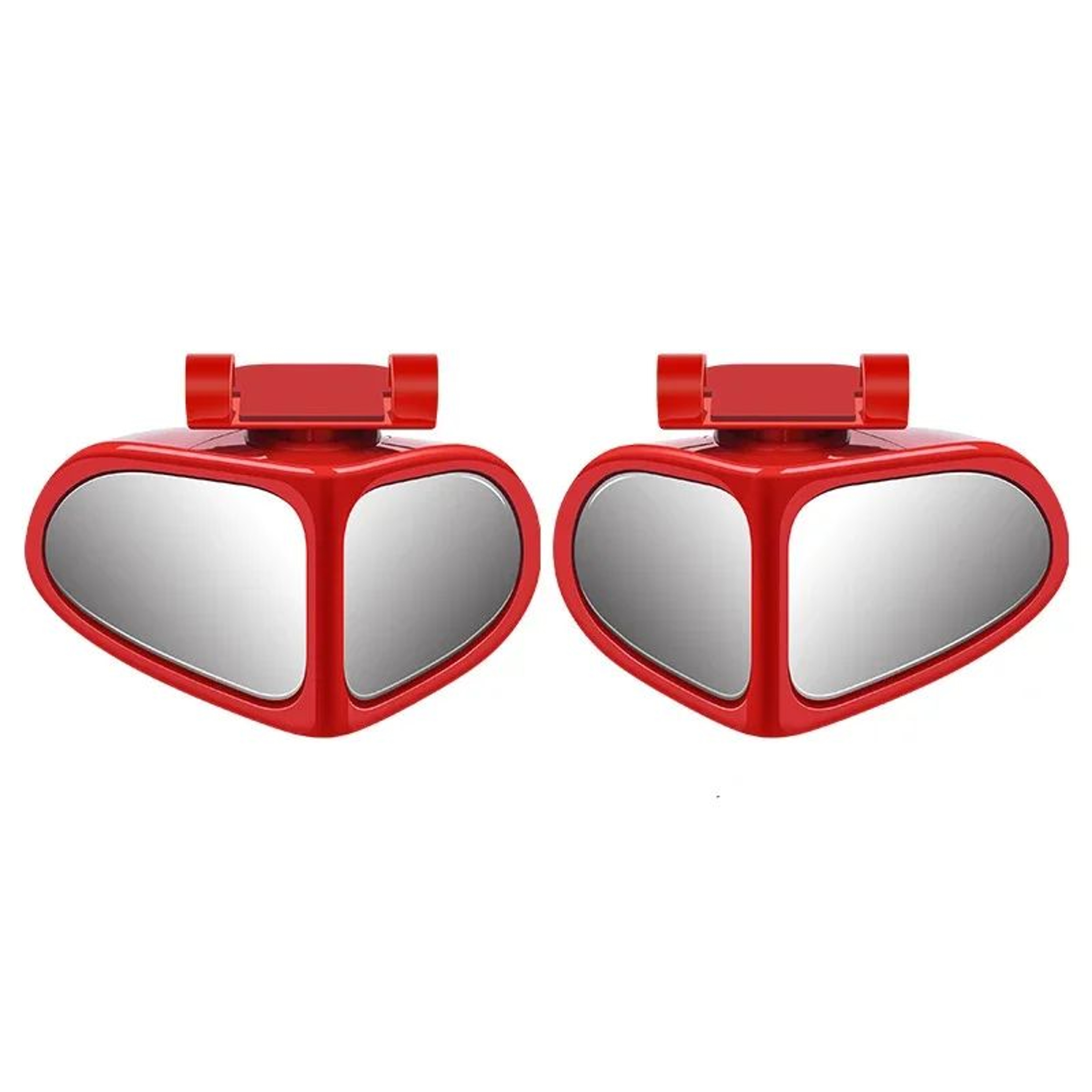 360 Adjustable Blind Spot Mirrors HD Wide Angle Car Mirrors 2 Pack Universal Convex Mirror Set 4