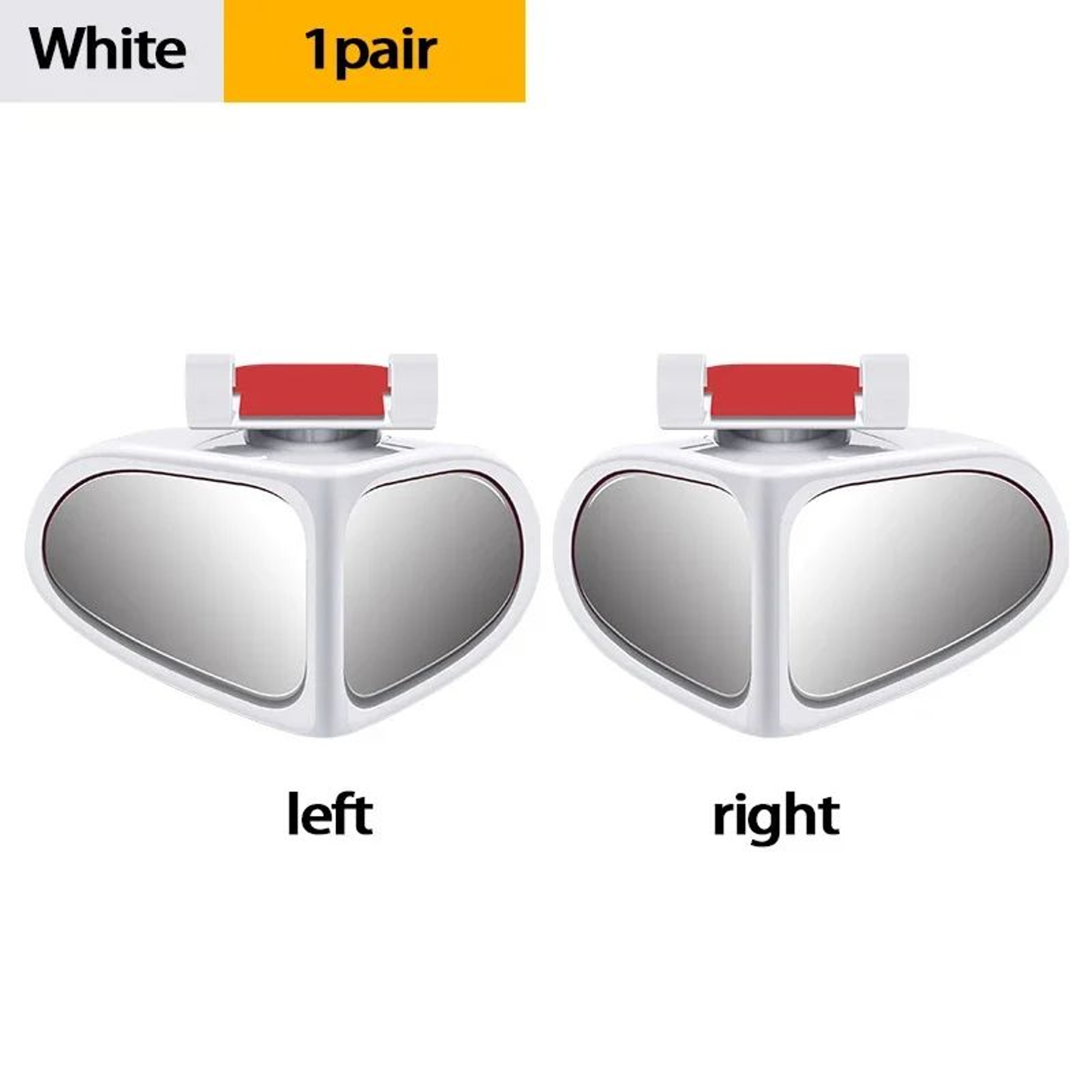 360 Adjustable Blind Spot Mirrors HD Wide Angle Car Mirrors 2 Pack Universal Convex Mirror Set 6