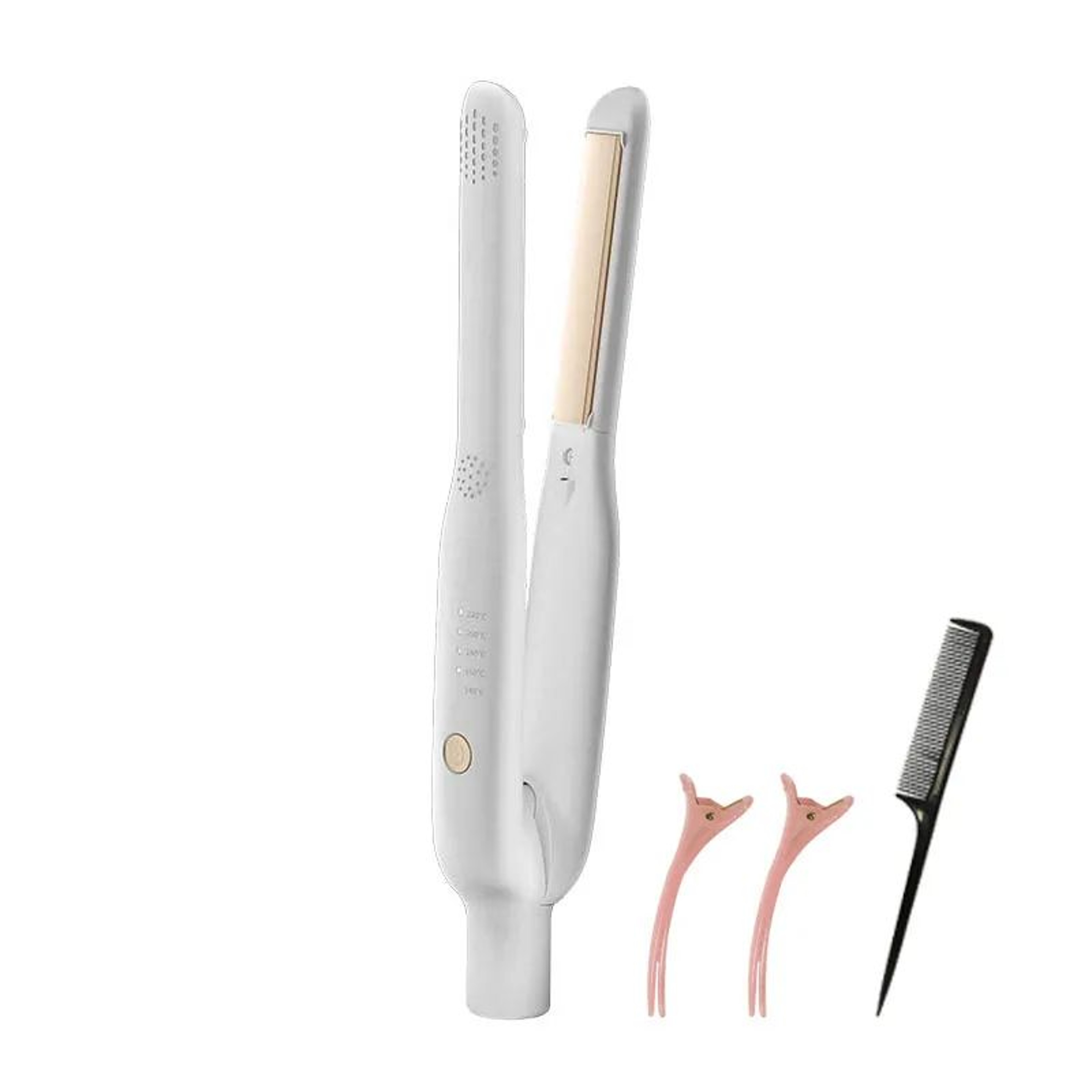 Mini Ceramic Hair Straightener With Adjustable Temperature And Negative Ion Flat Iron 6