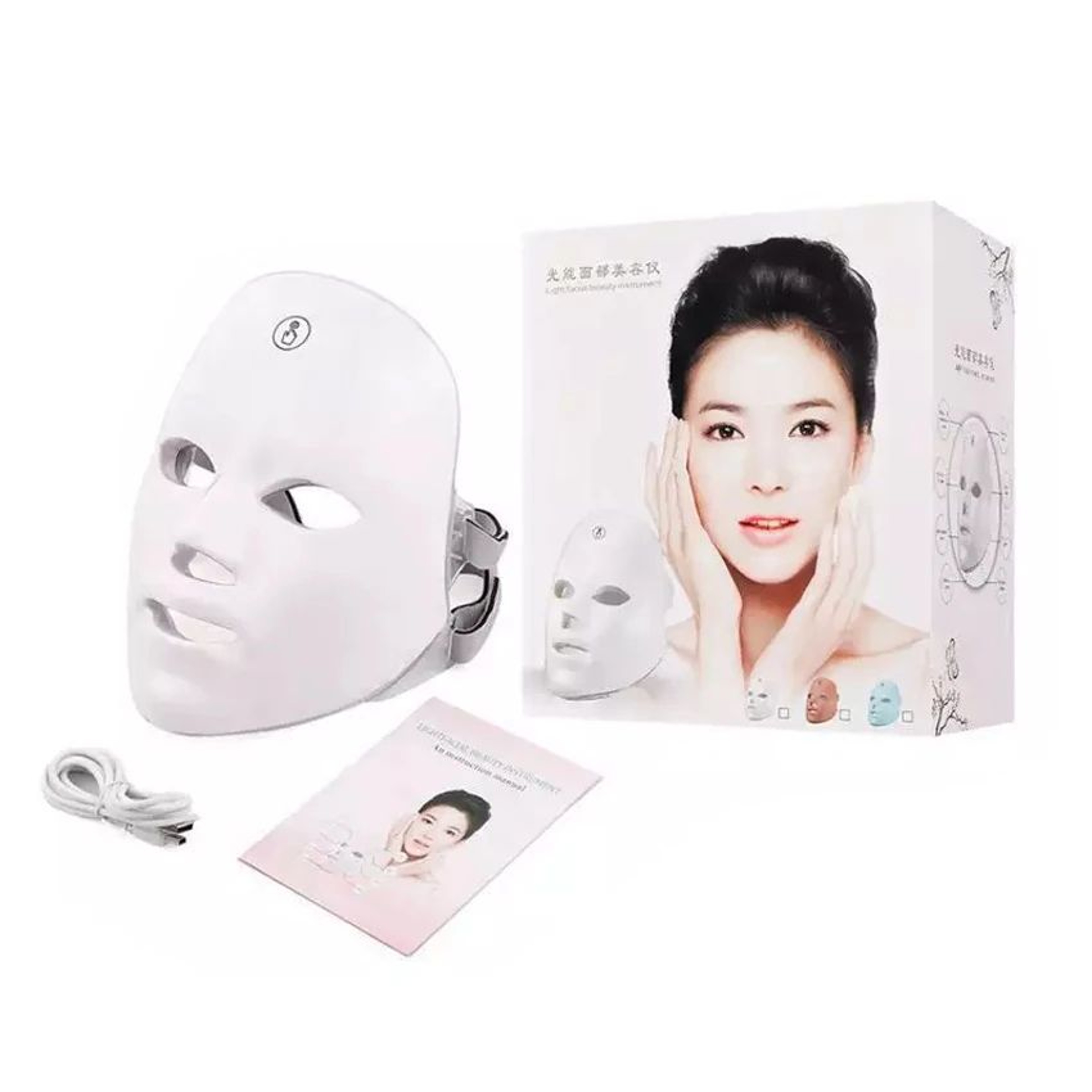 7 Color LED Face Mask Wireless Light Therapy Mask For Skin Rejuvenation And AntiAging 6