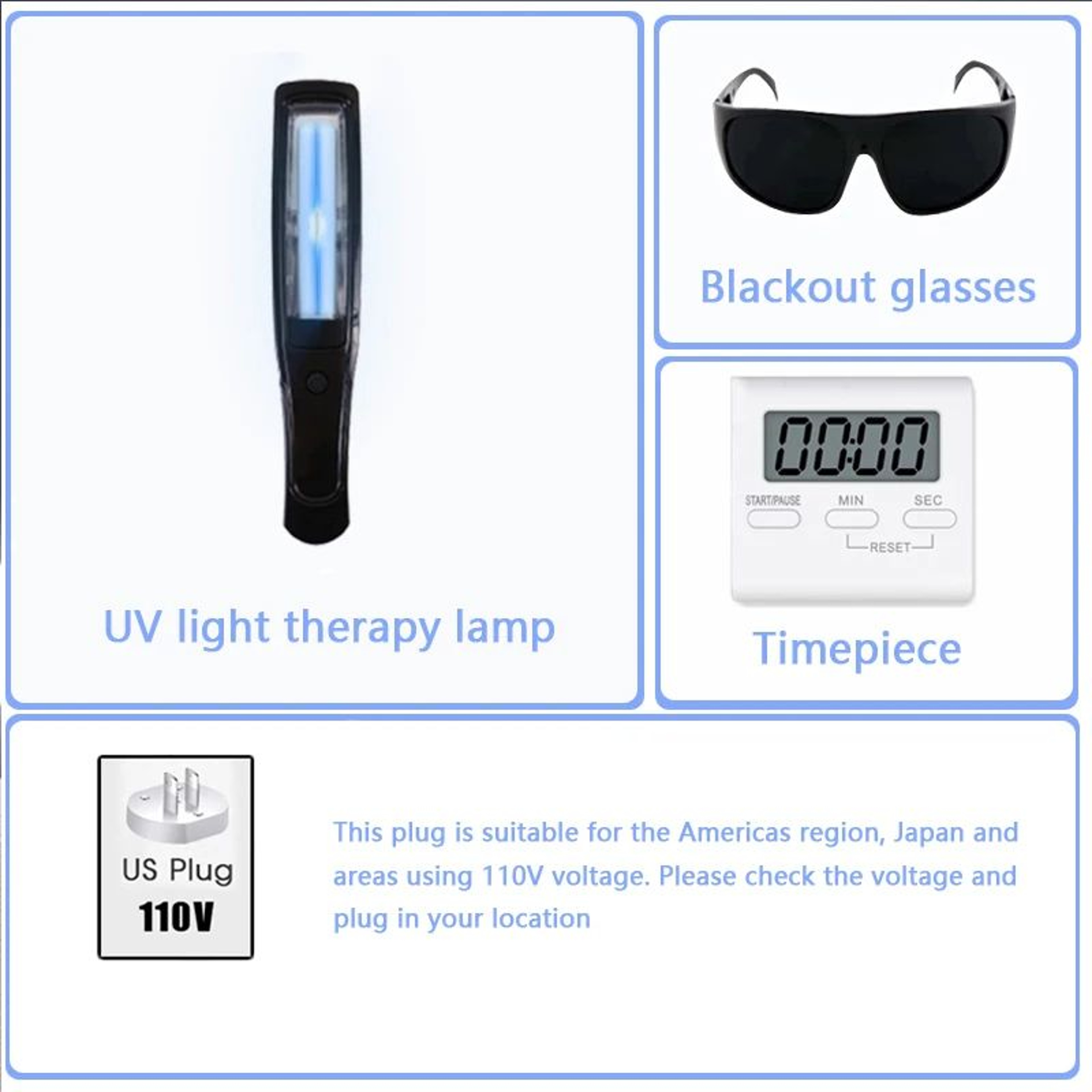 311nm Narrowband UVB Phototherapy Lamp For Psoriasis And Vitiligo Skin Treatment 6