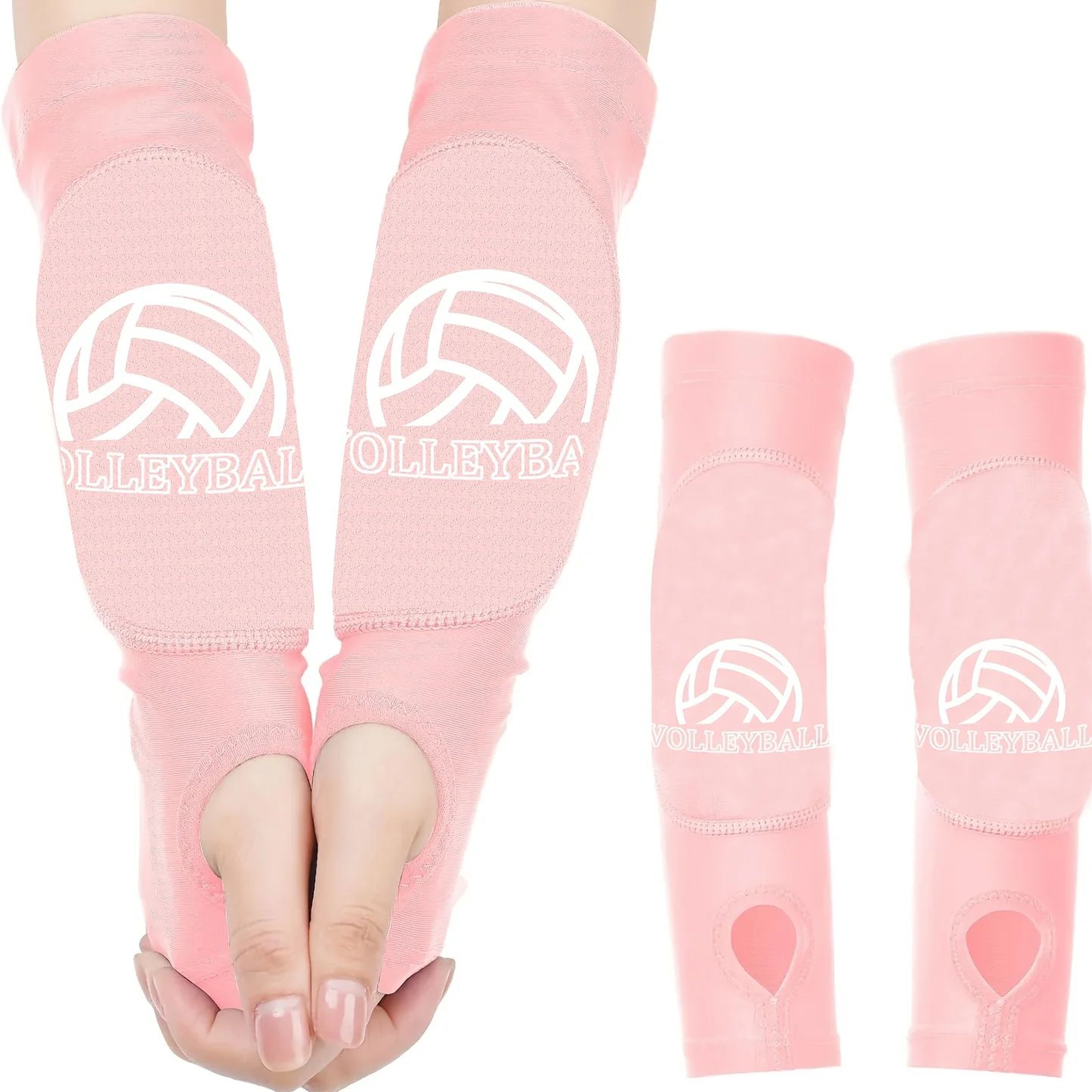 Girls Padded Volleyball Arm Sleeves For Youth With Foam Protection Pair Volleyball Passing Sleeves 6