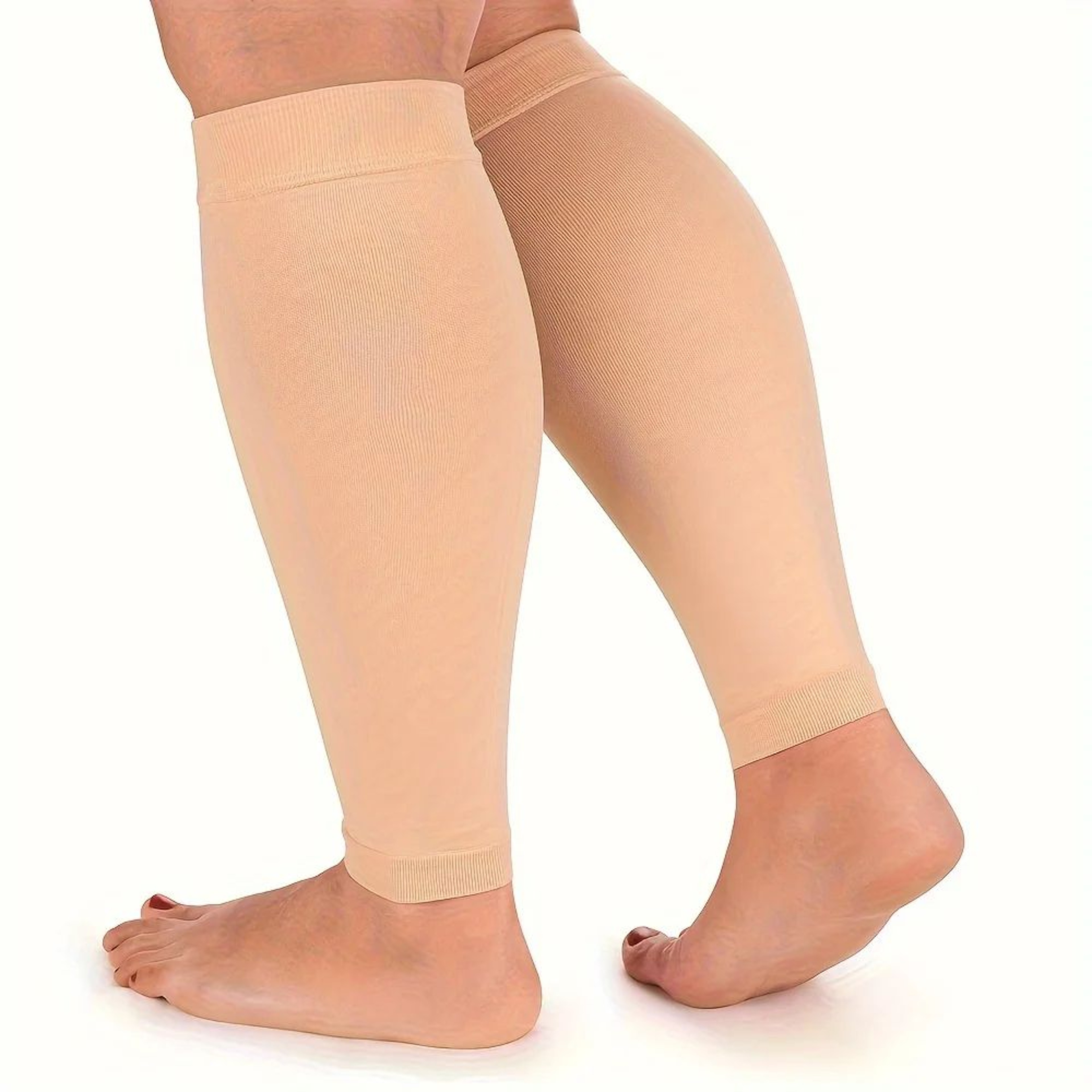 FlexFit Compression Calf Sleeves For Men And Women Elastic Calf Compression Socks 1 Pair 0