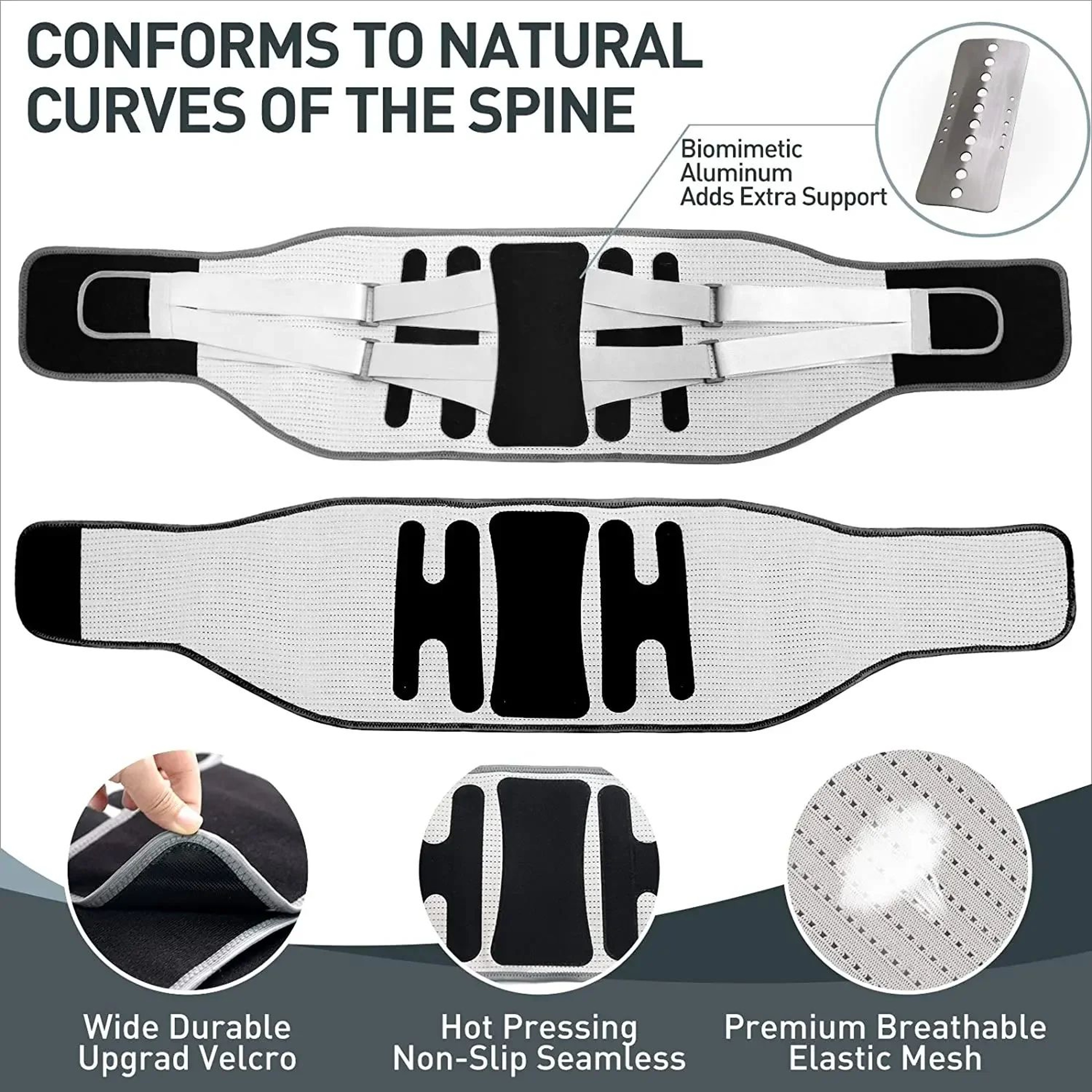 CoreAlign Lumbar Support Belt For Lower Back Pain Relief And Back Brace Support 3