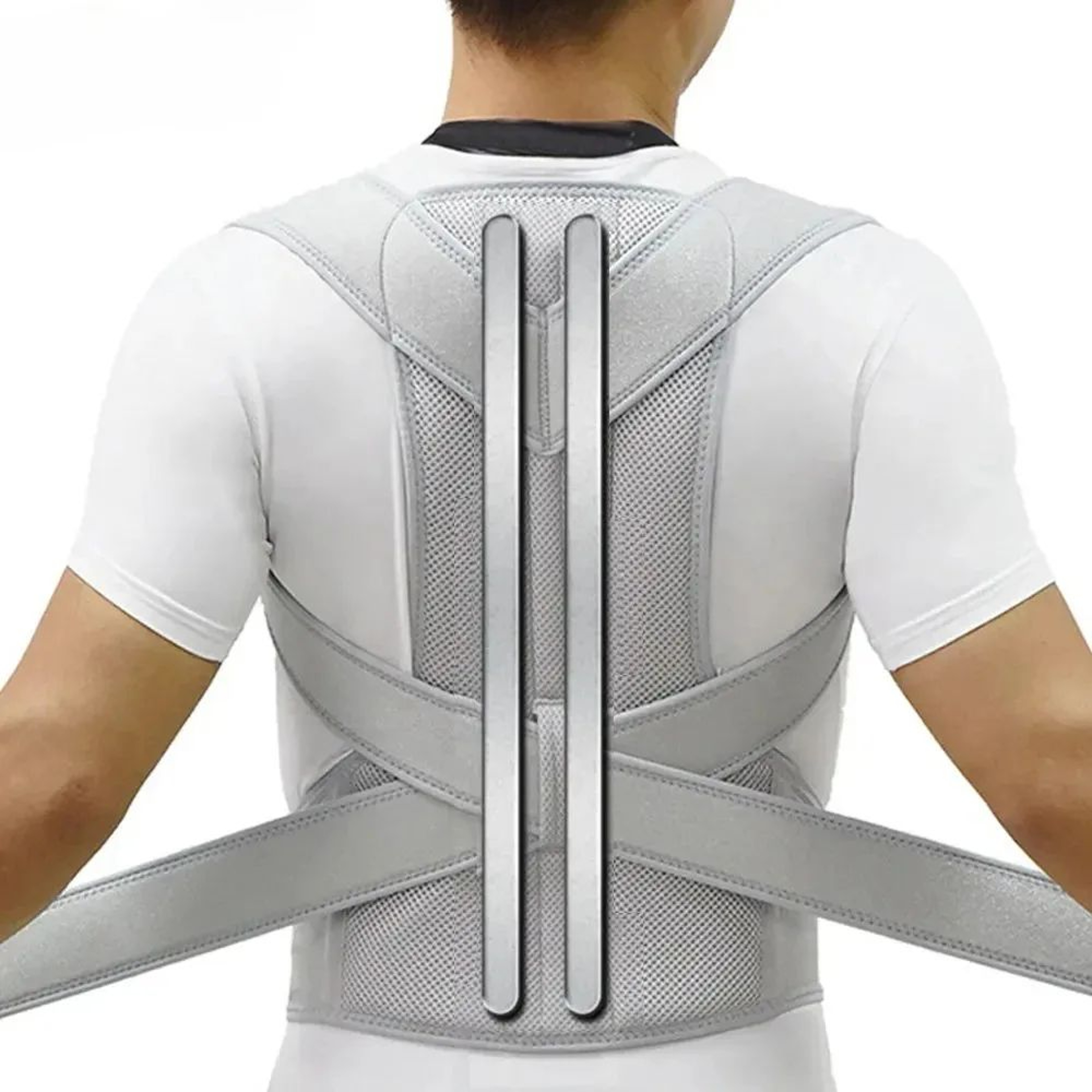 PostureAlign Back Brace Posture Corrector For Men And Women With Adjustable Upper Back Support 4