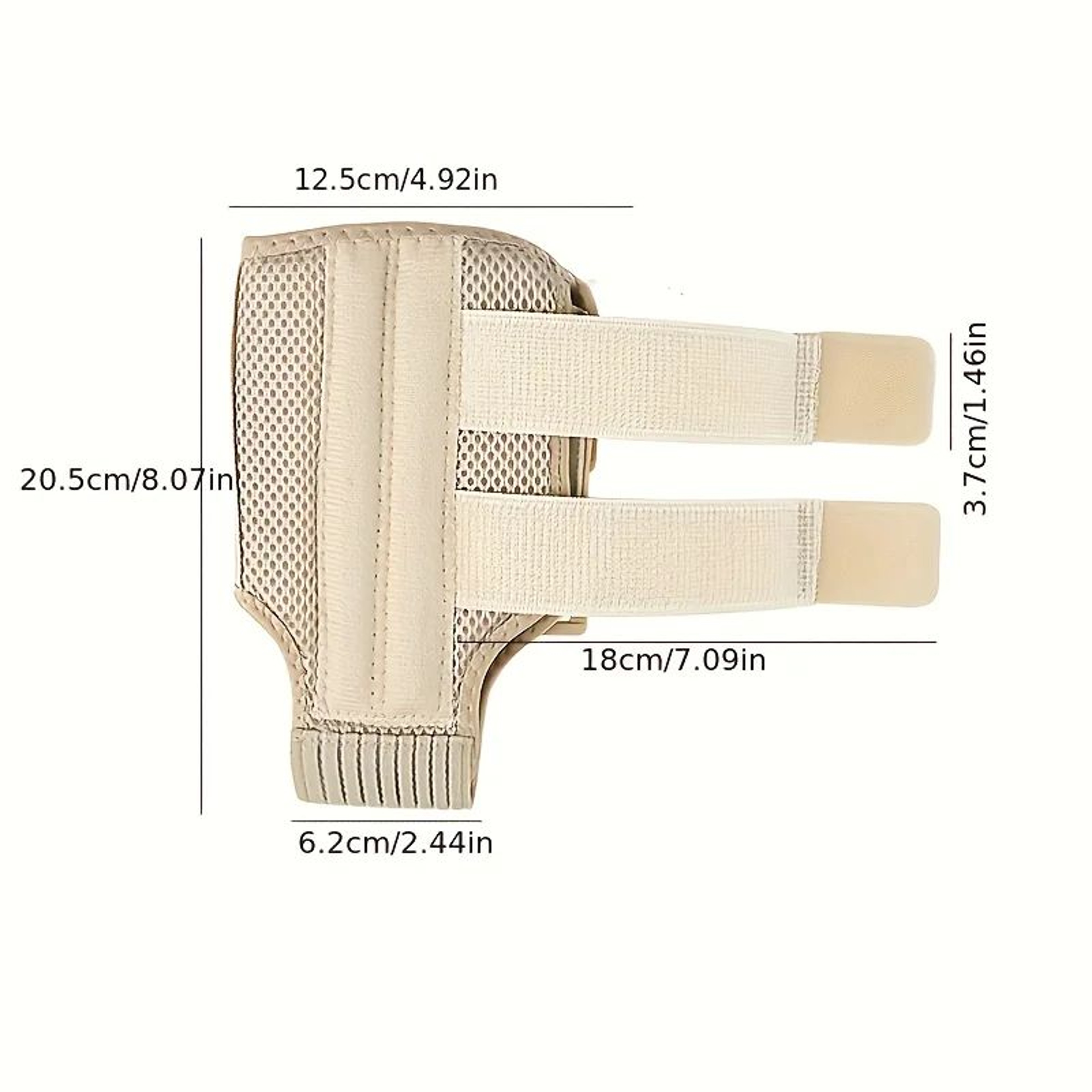 Spring Bar Ankle Support Brace with Adjustable Compression Ankle Sleeve and Breathable Mesh – view 7