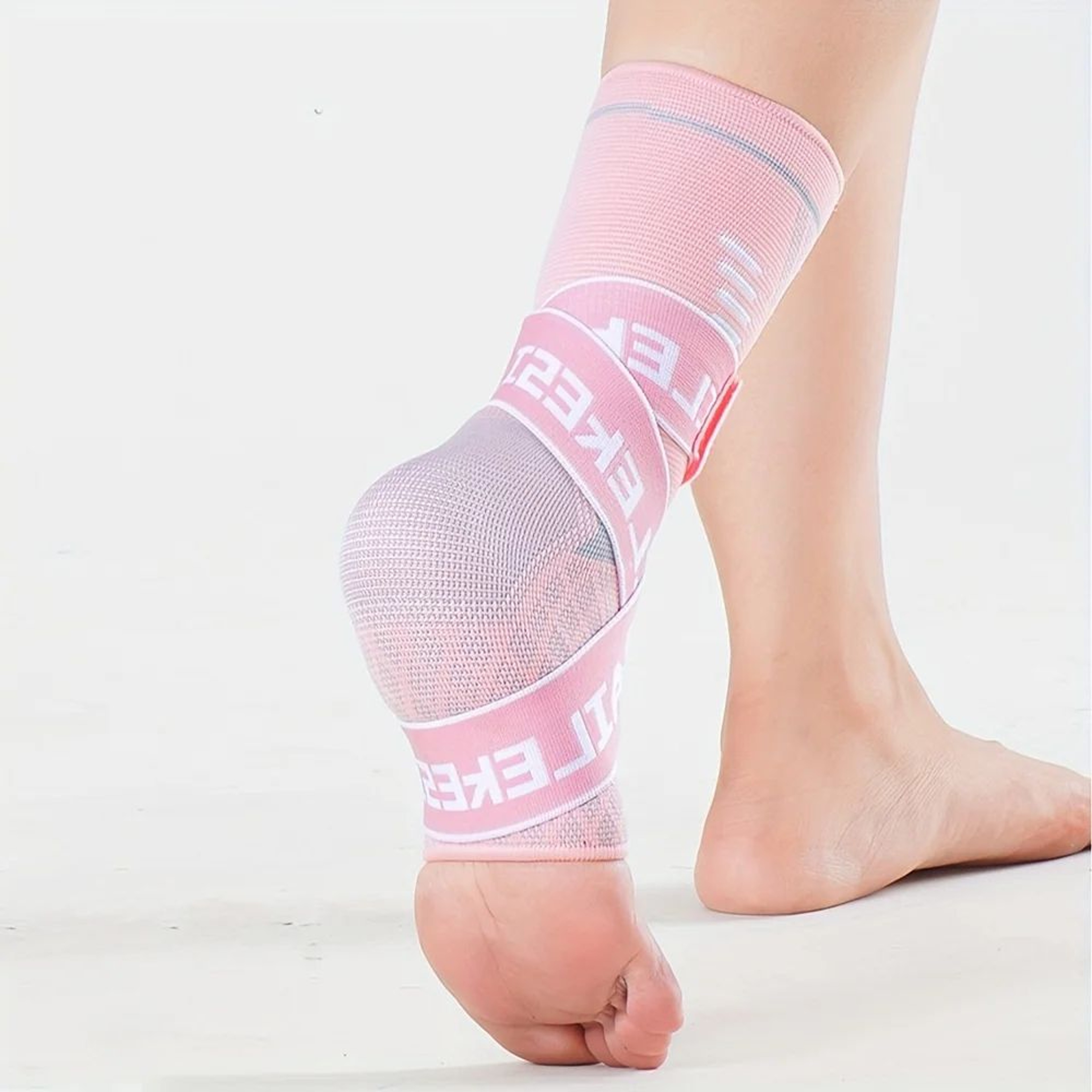 FlexGuard Compression Ankle Brace With Adjustable Straps For Plantar Fasciitis Support 4
