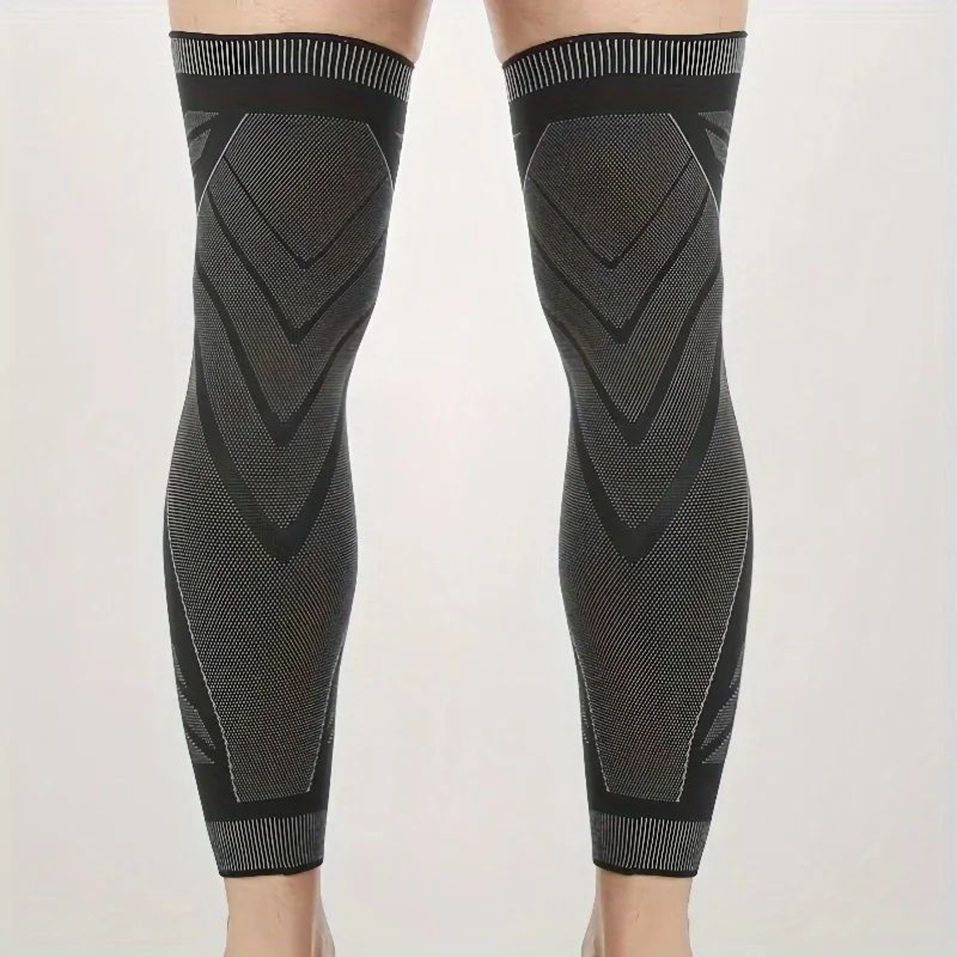 Full Leg Compression Sleeve Graduated Compression Stocking For Thigh Calf Knee Support 4