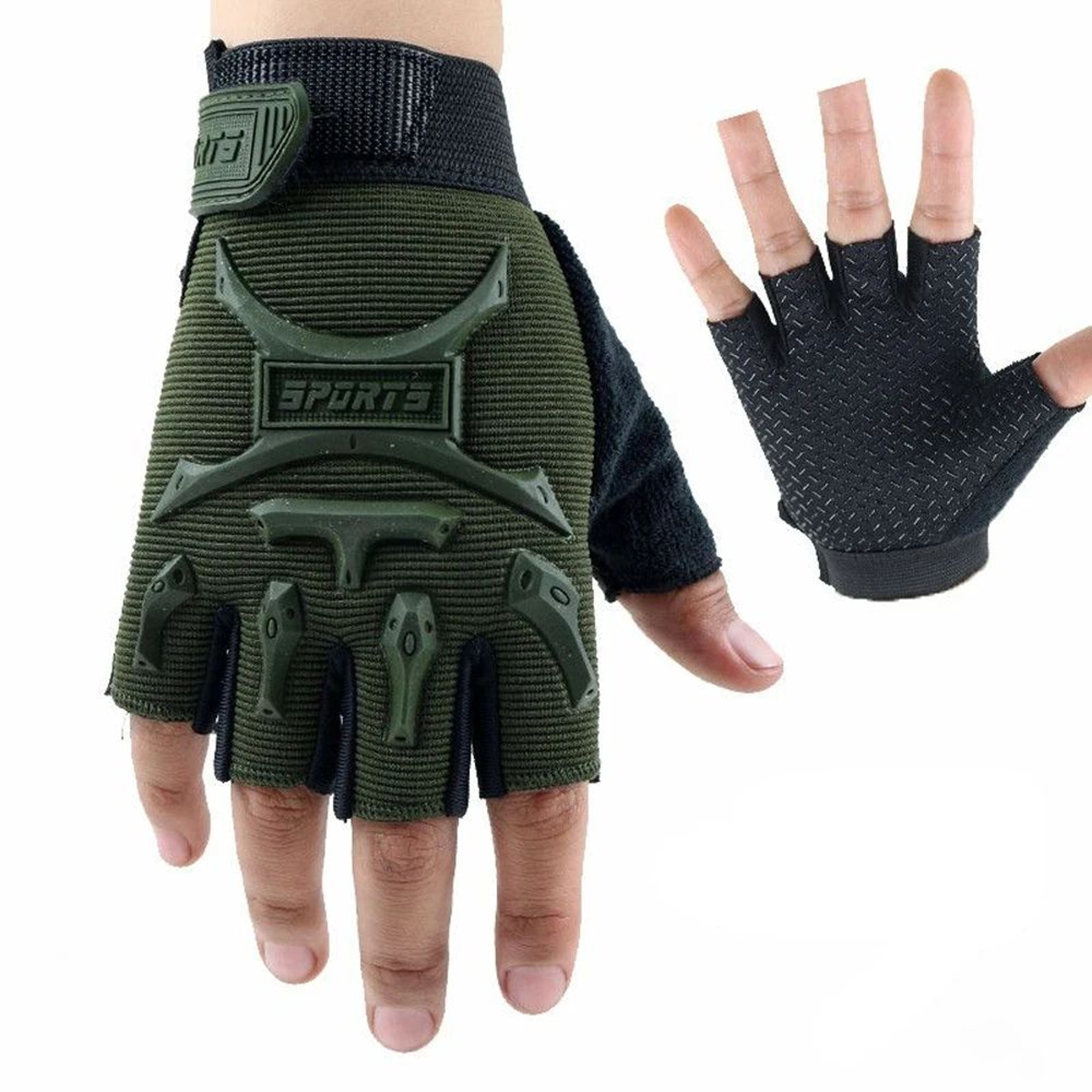 KidsGrip Half Finger Cycling Gloves With Non Slip Gel Palm For Boys And Girls 4