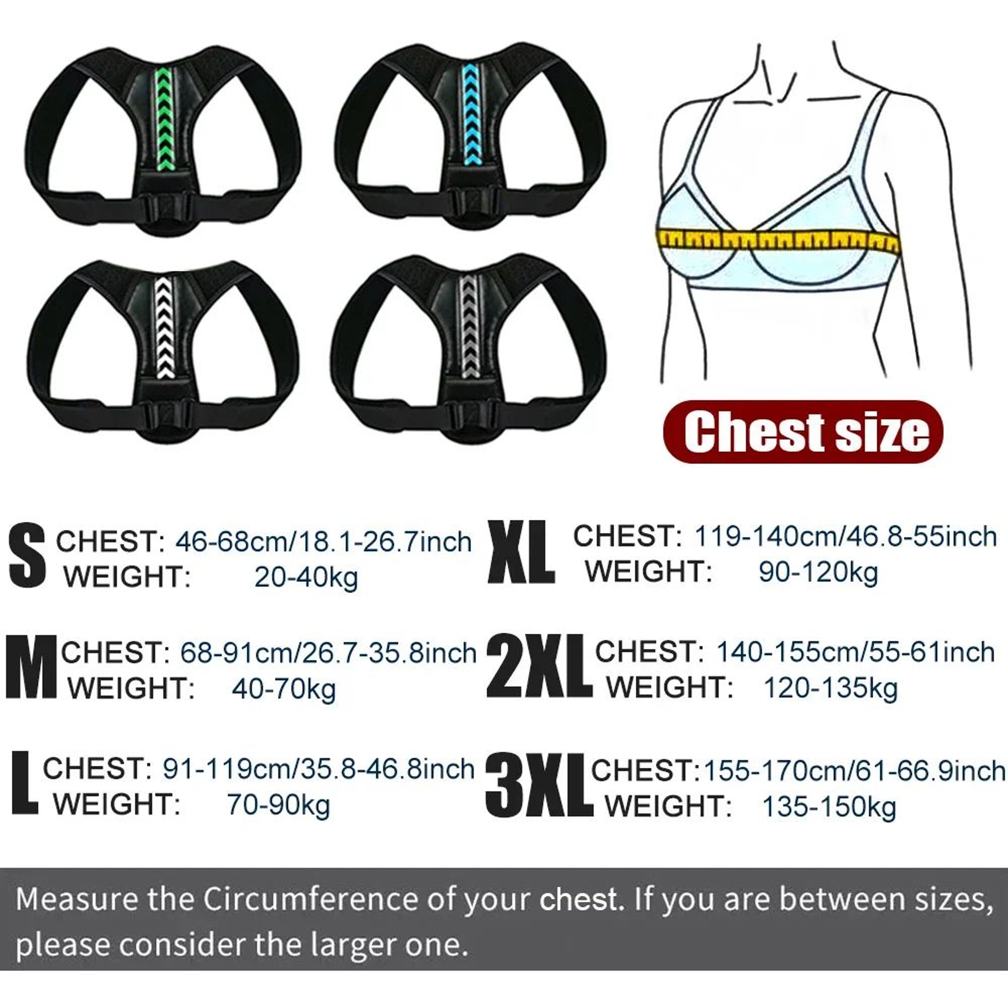 Adjustable Posture Corrector Back Brace for Shoulder & Spine Support – view 7