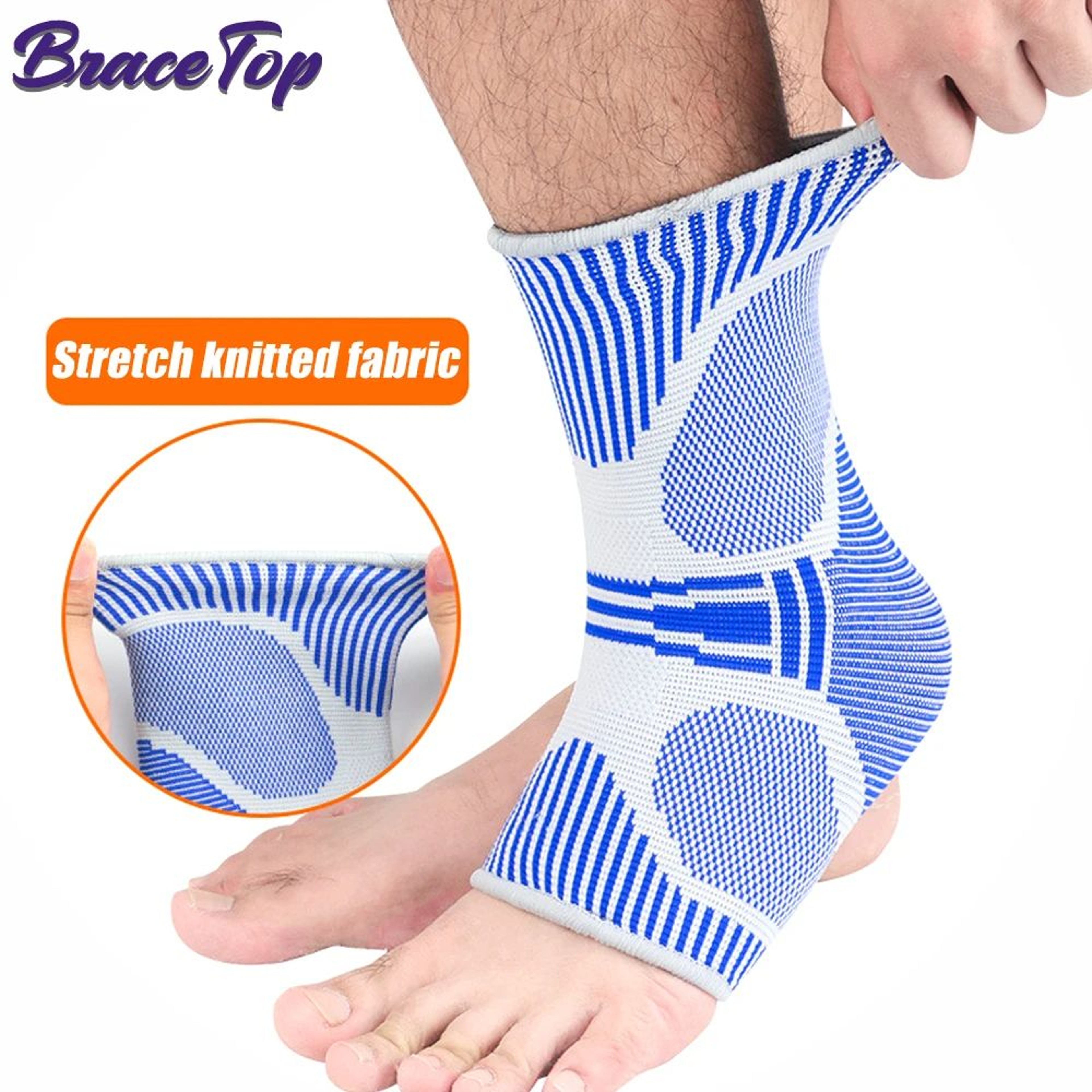 ProFlex Ankle Support Brace Compression Sleeve For Sports Running And Everyday Stability 3