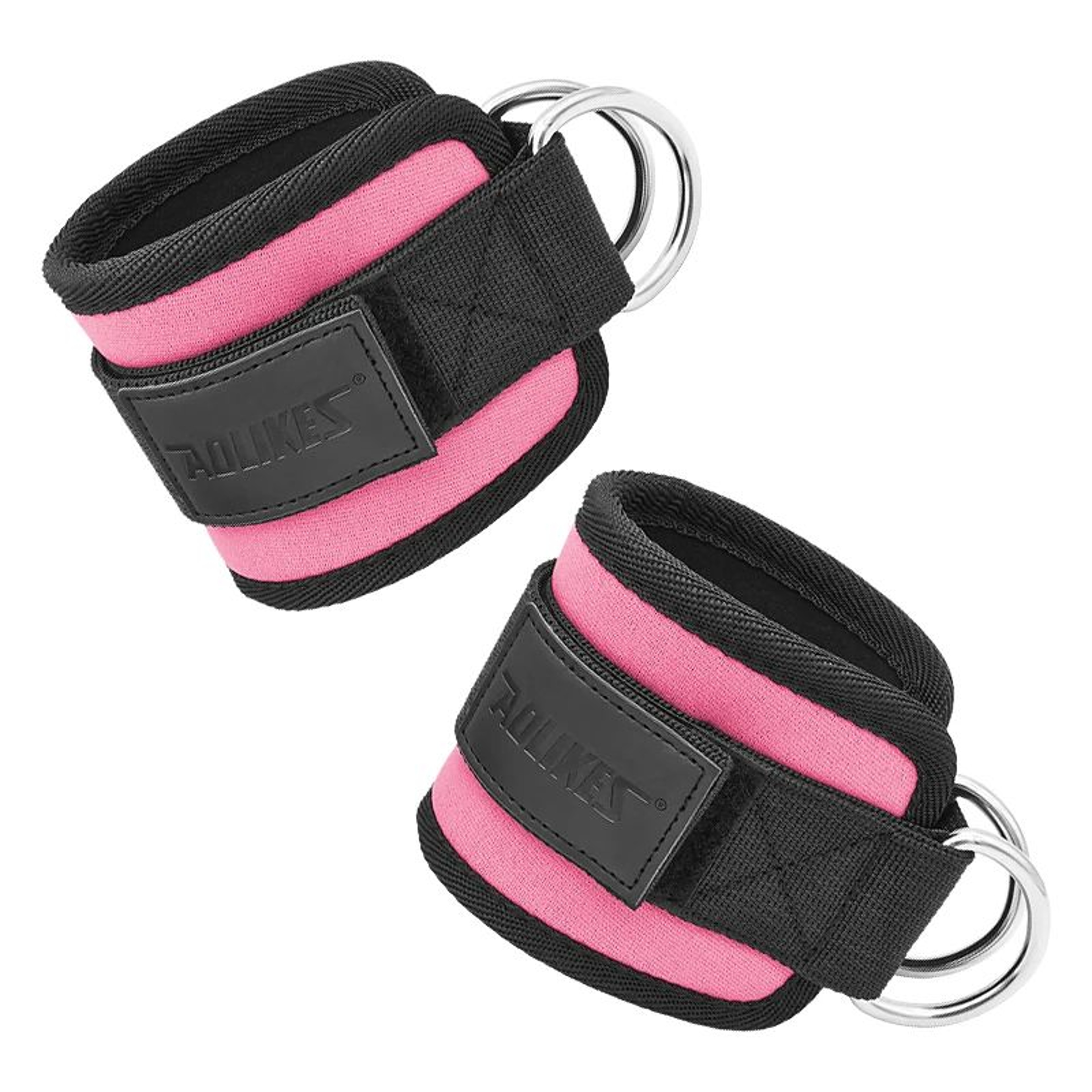 AOLIKES Ankle Straps For Cable Machine Adjustable Padded DRing Cuffs For Glute And Leg Workouts 13