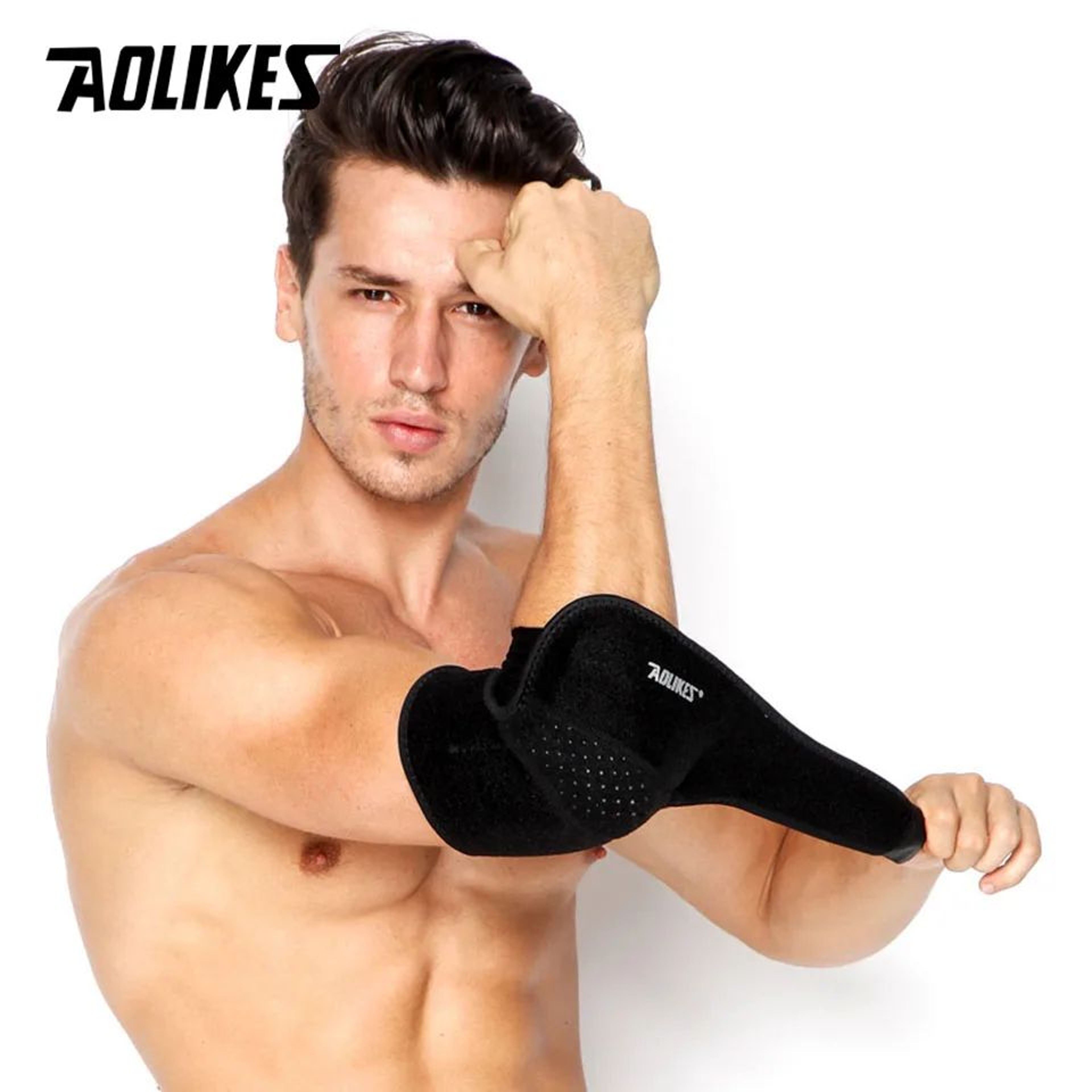 AOLIKES Elbow Brace Adjustable Elbow Support Wrap For Tendonitis Arthritis And Sports Recovery 6