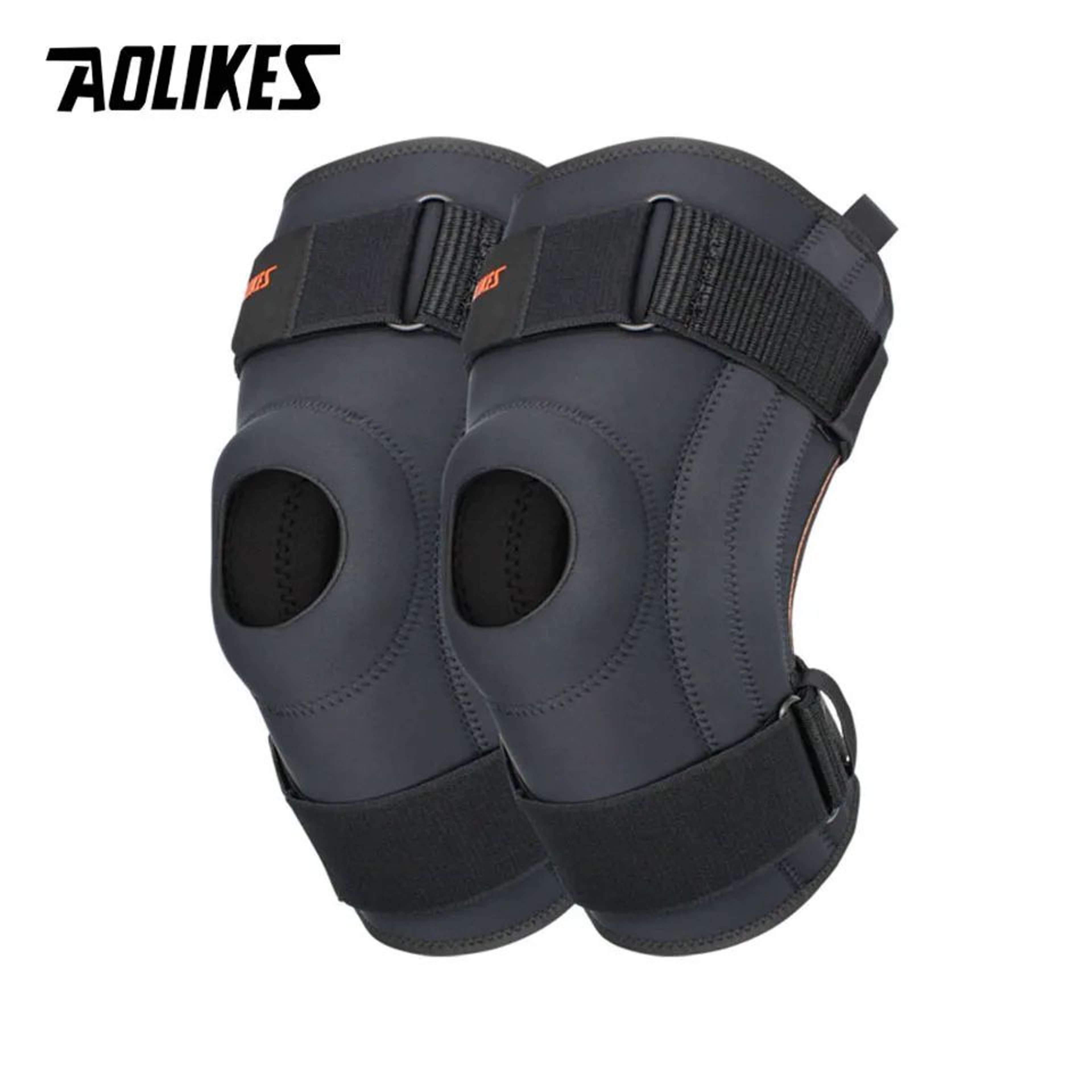 AOLIKES Knee Brace For Knee Pain With Side Stabilizers And Patella Gel Support 7