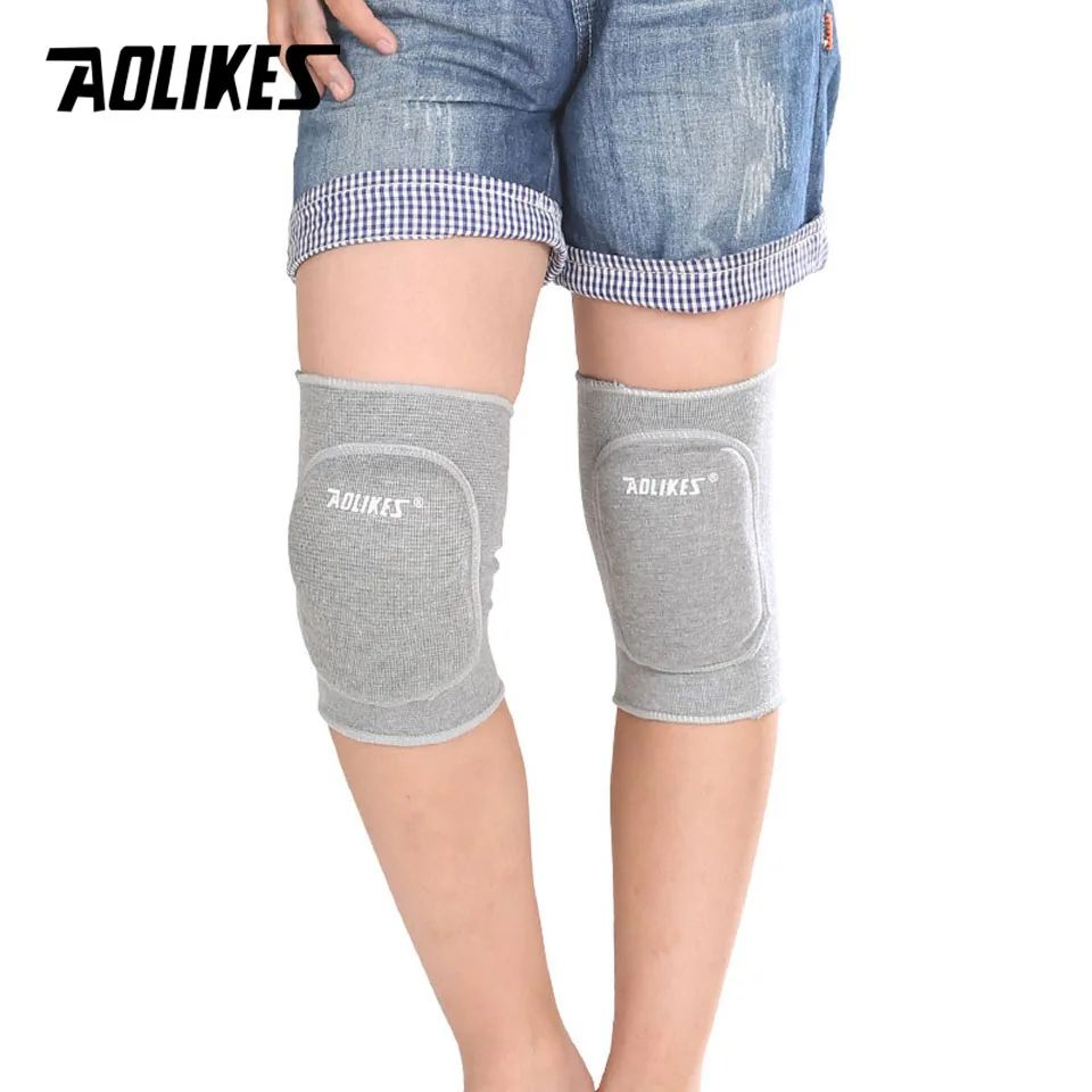 AOLIKES Kids Knee Pads Thick Sponge Knee Support For Dance Volleyball Gym And Sports 4