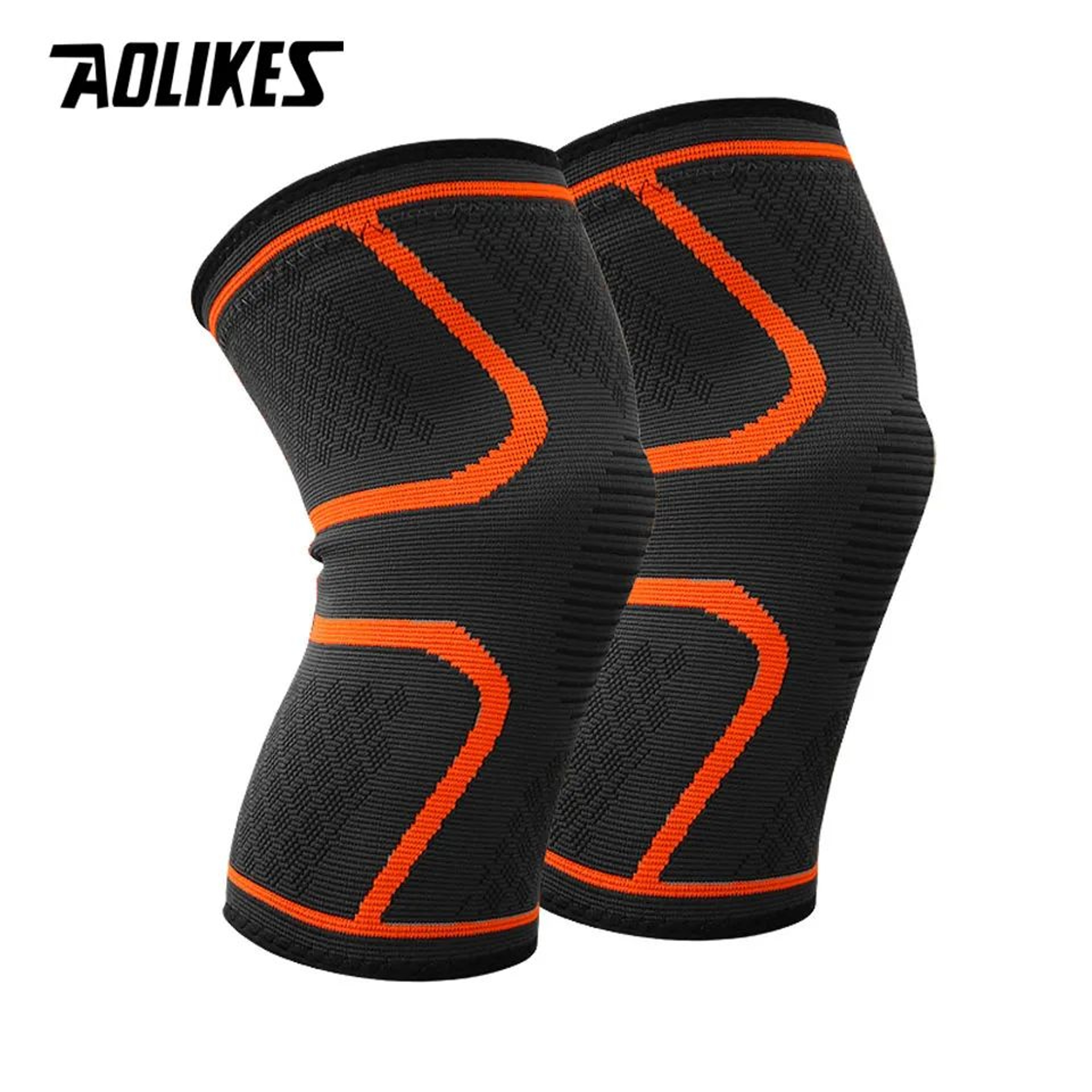 AOLIKES Knee Compression Sleeves For Men And Women 1 Pair Knee Support For Running Sports And Daily 7