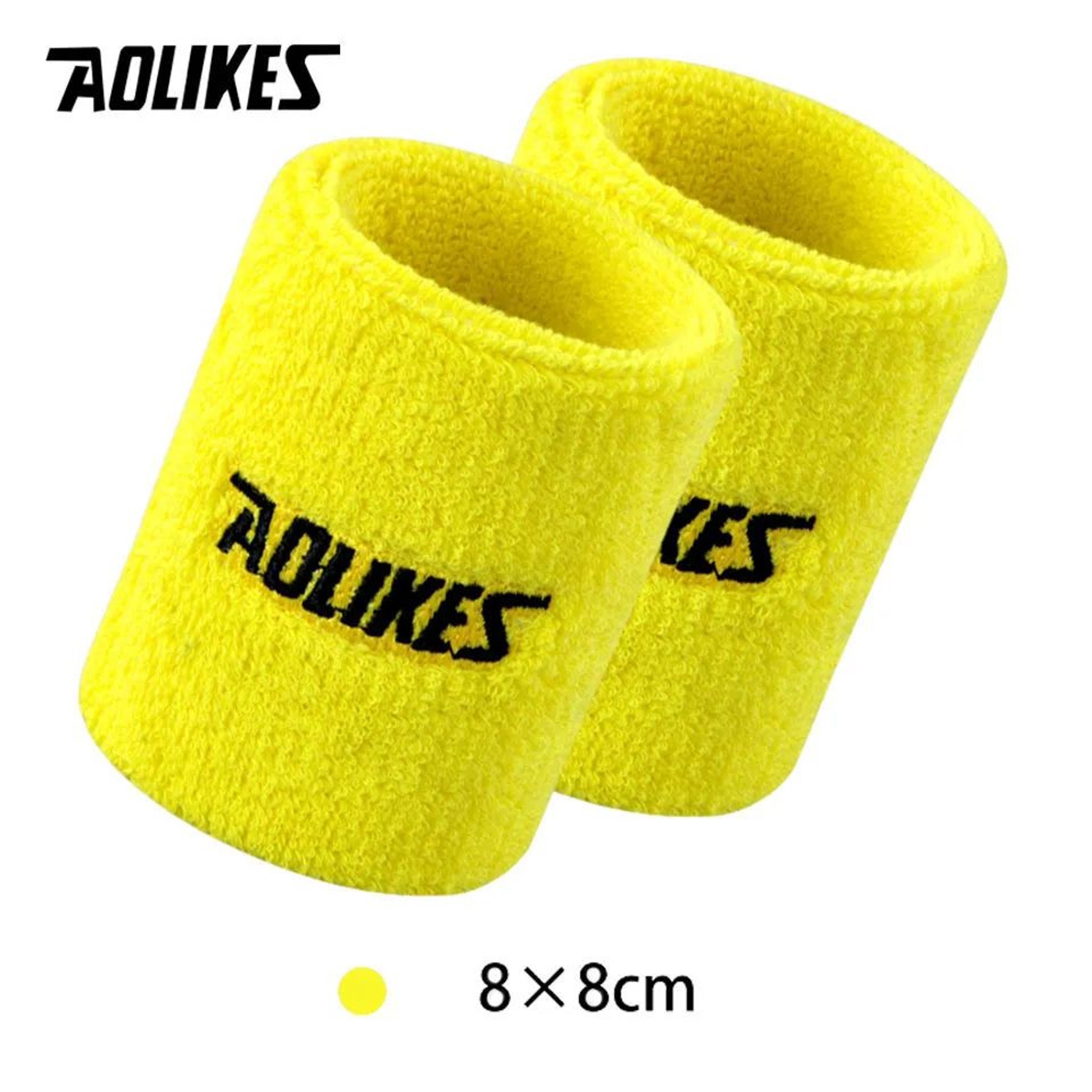 AOLIKES Sports Wrist Sweatband Tennis Wristband For Gym Running And Training 9