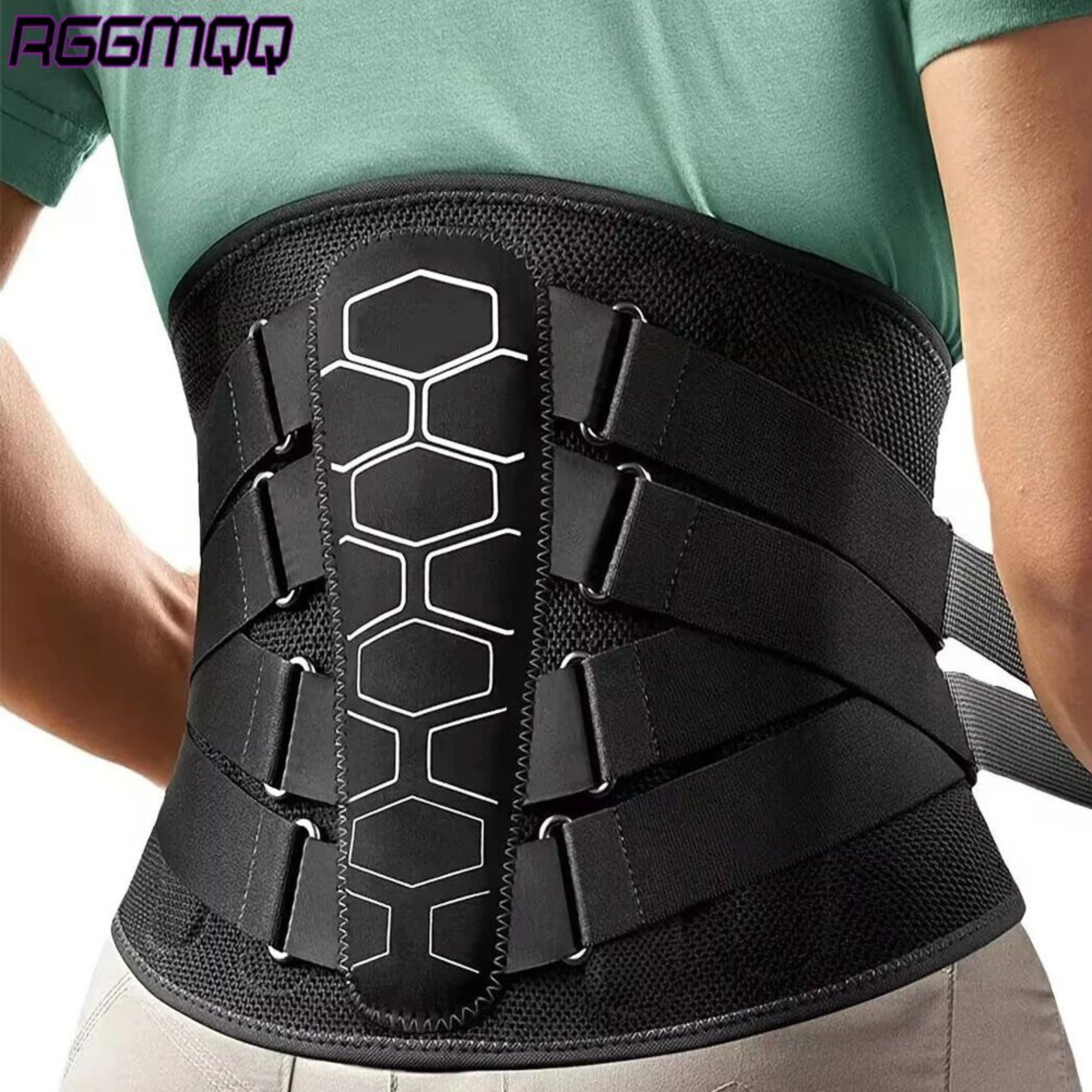 Ergonomic Back Brace For Lower Back Pain With 3D Pad Adjustable Lumbar Support Belt For Men  Wome 0