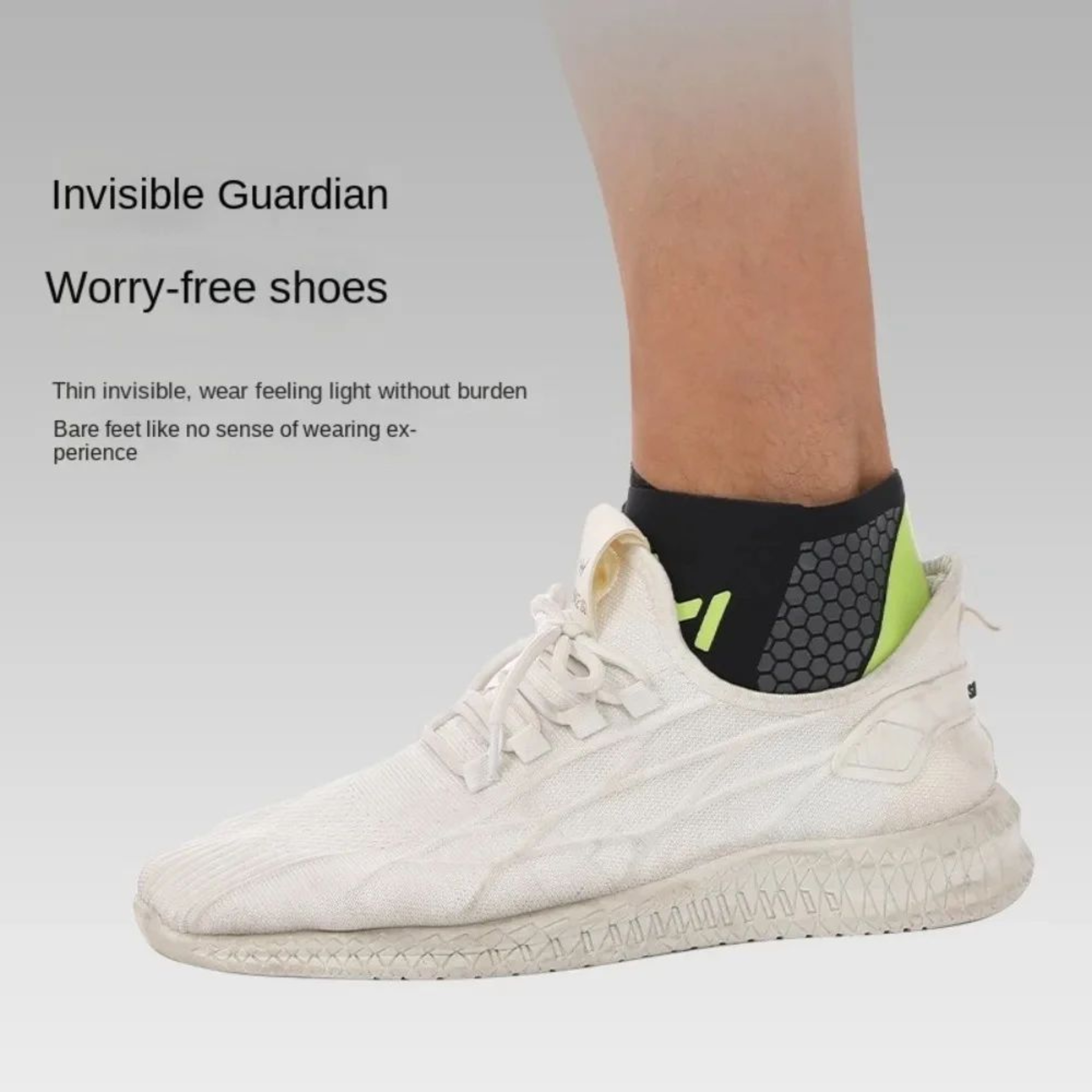 RGGMQQ Adjustable Ankle Support Brace With Compression Sleeve For Running Basketball And Sports 5