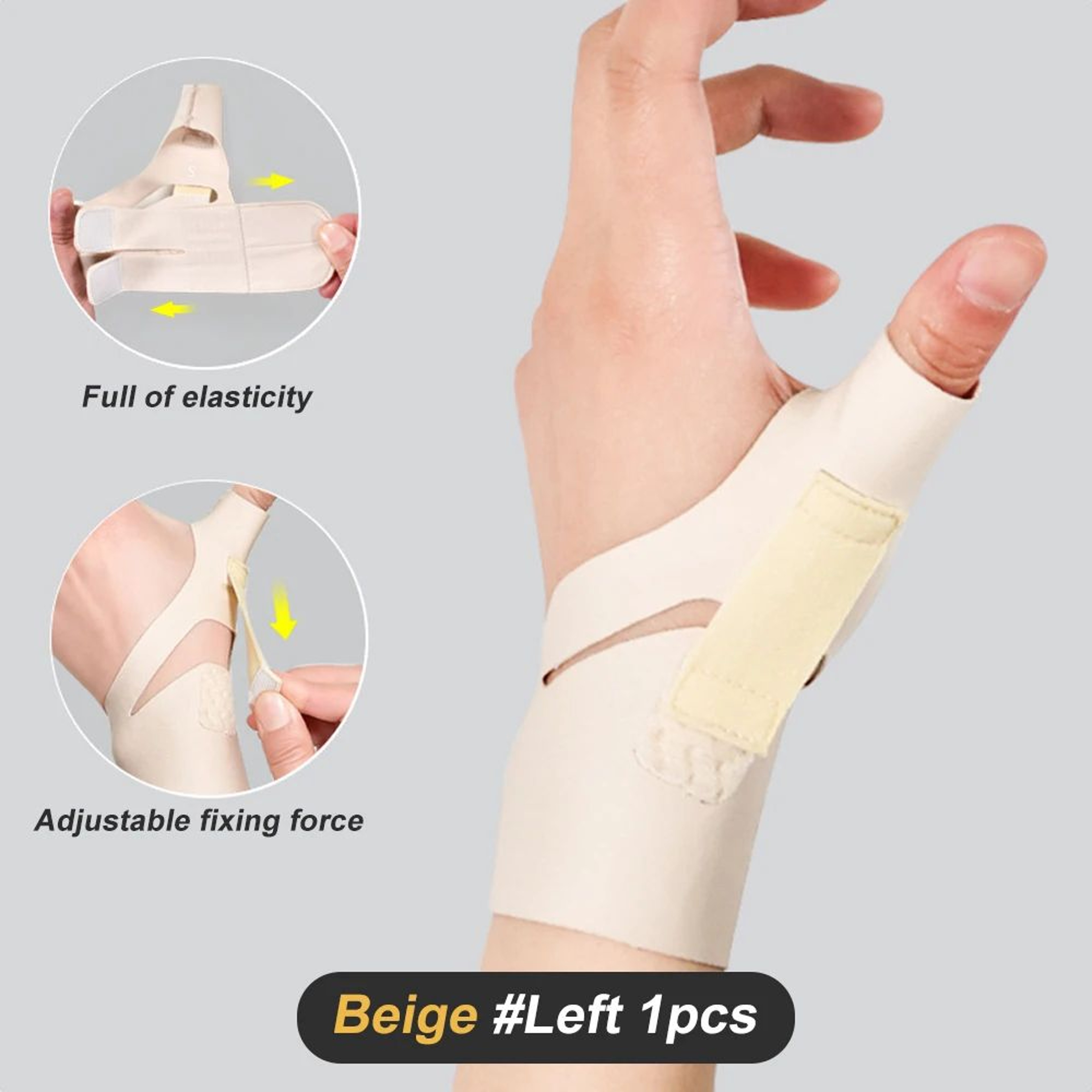 FlexGuard Thumb Brace With Thumb Spica Splint Support For Arthritis And Tendonitis 7