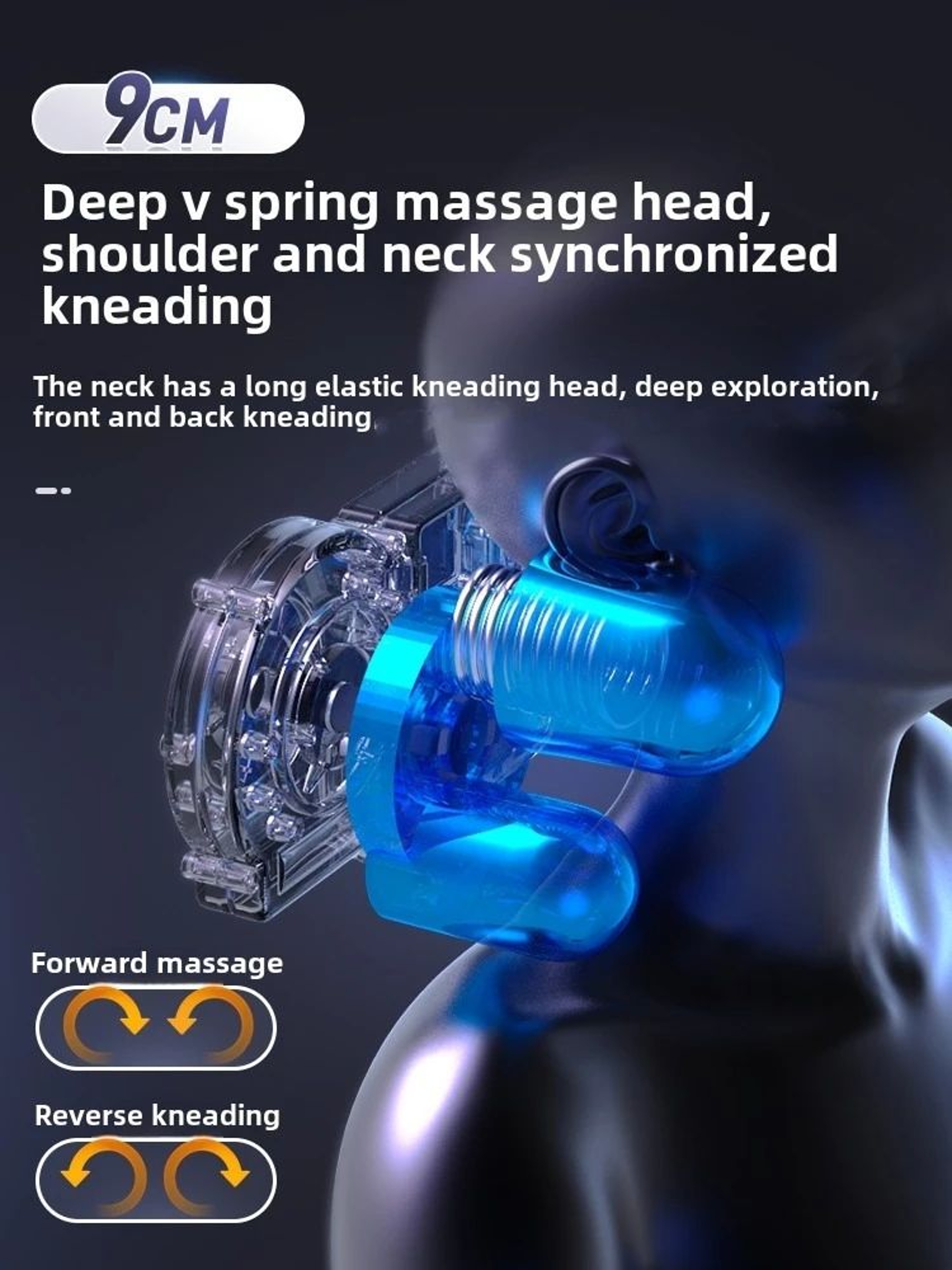 AirComfort Shiatsu Neck And Back Massager With Heat 3D Massage Chair Pad Full Body Airbag Seat Cush 2
