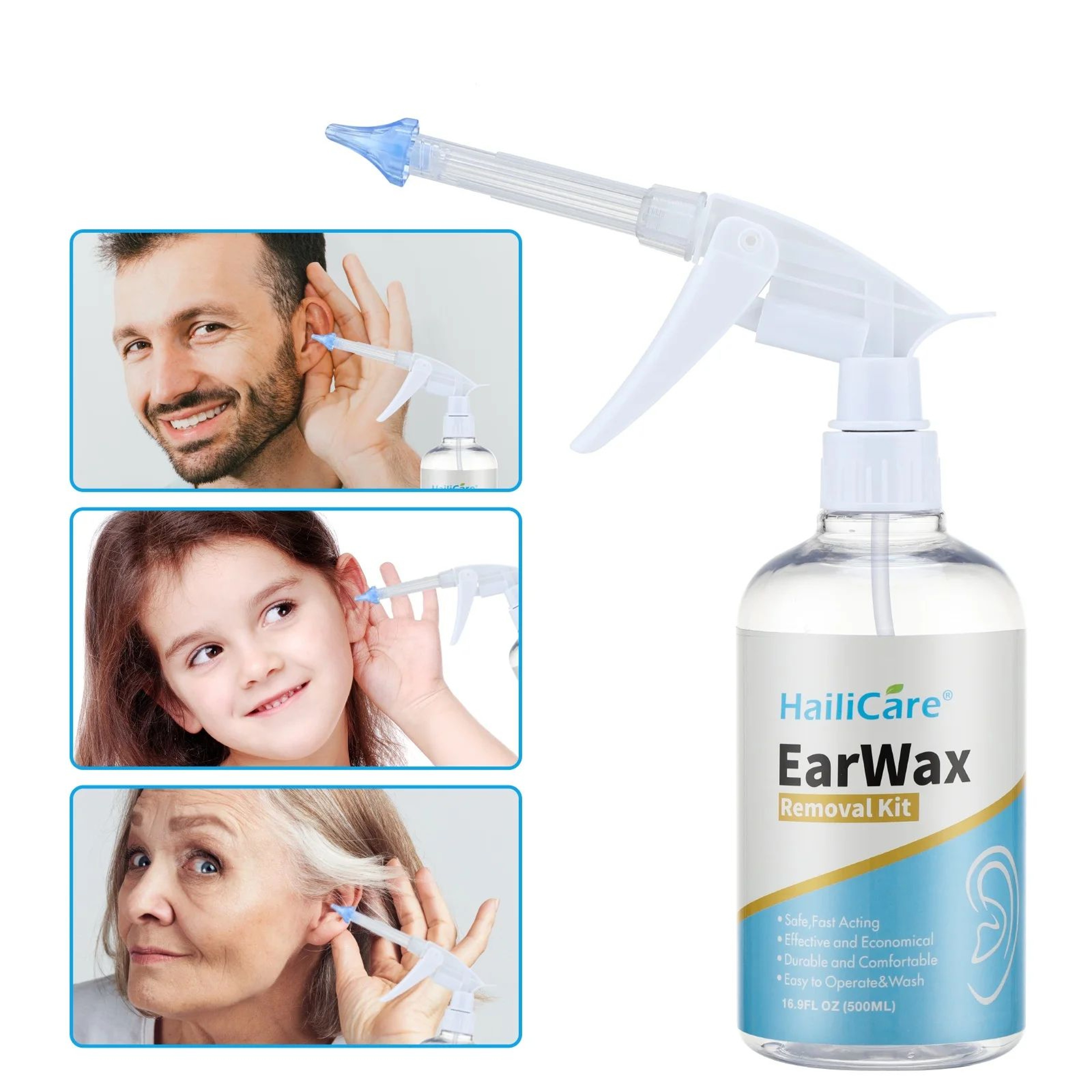 EarClear Manual Ear Irrigation Kit For Safe Ear Wax Removal 5