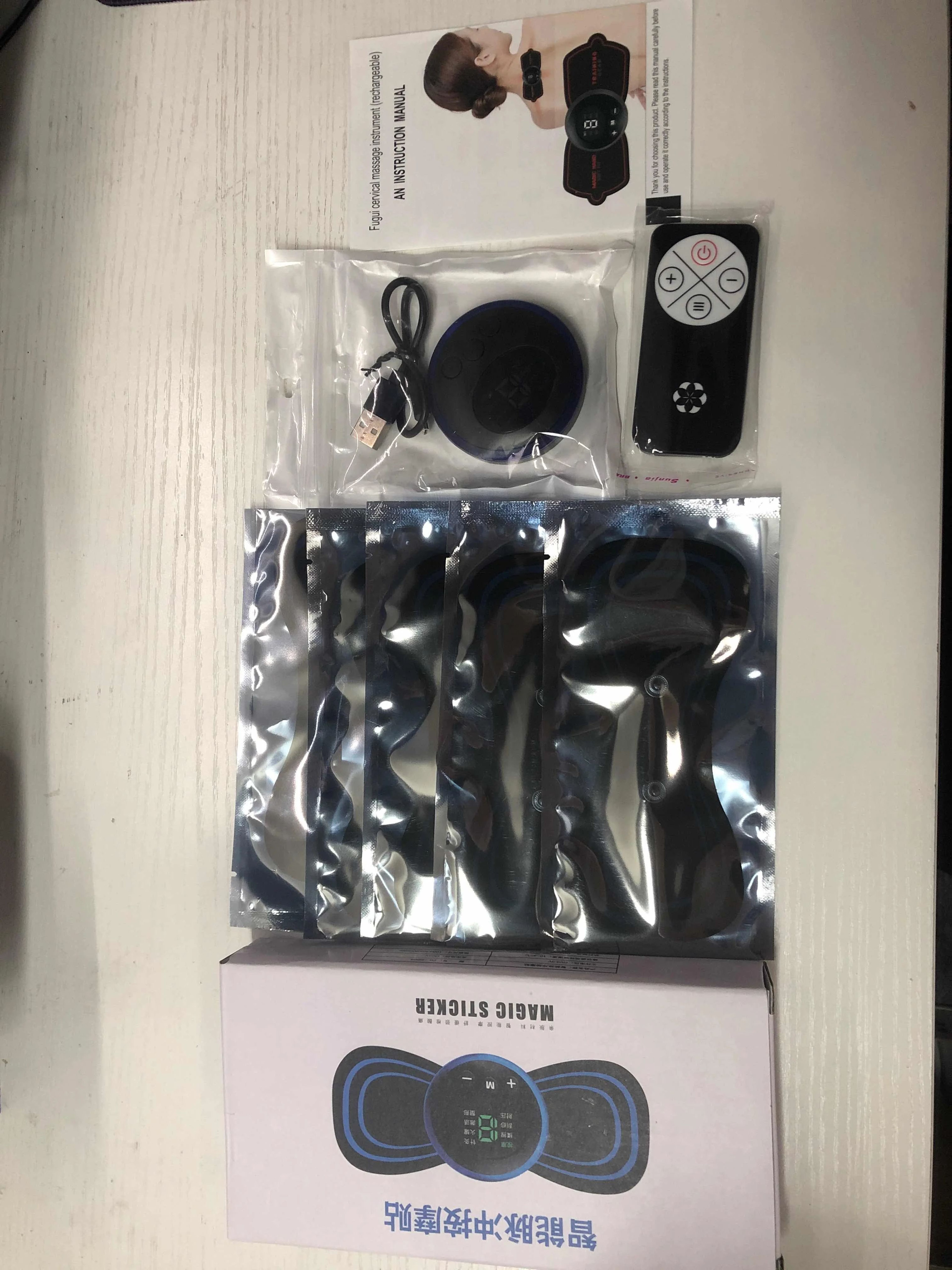 FlexPulse EMS Neck Massager With Microcurrent Therapy Massage Pads Rechargeable 8 Modes 19 Levels 5