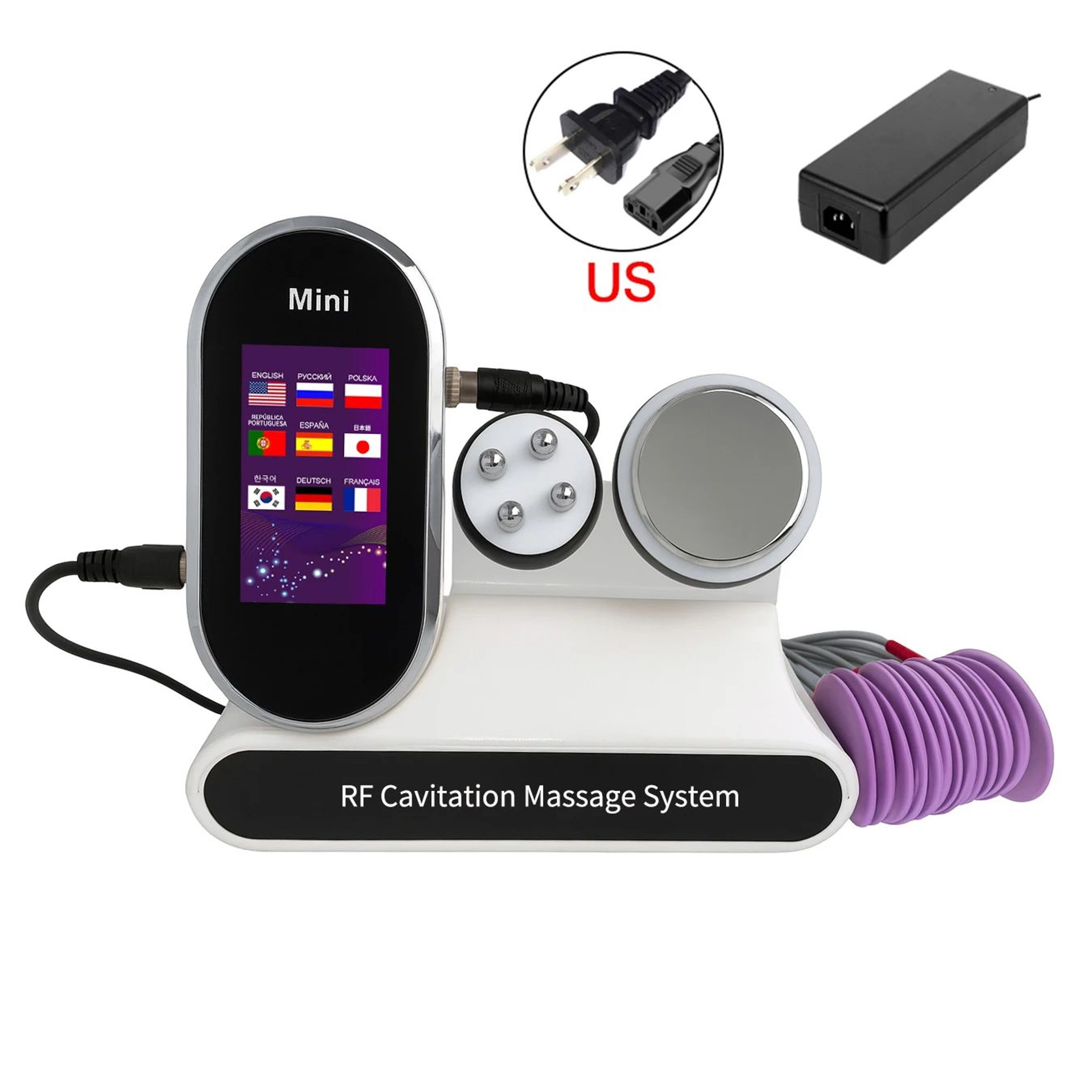 Ultrasonic Cavitation Machine With EMS Muscle Stimulator And Radio Frequency Skin Tightening 7