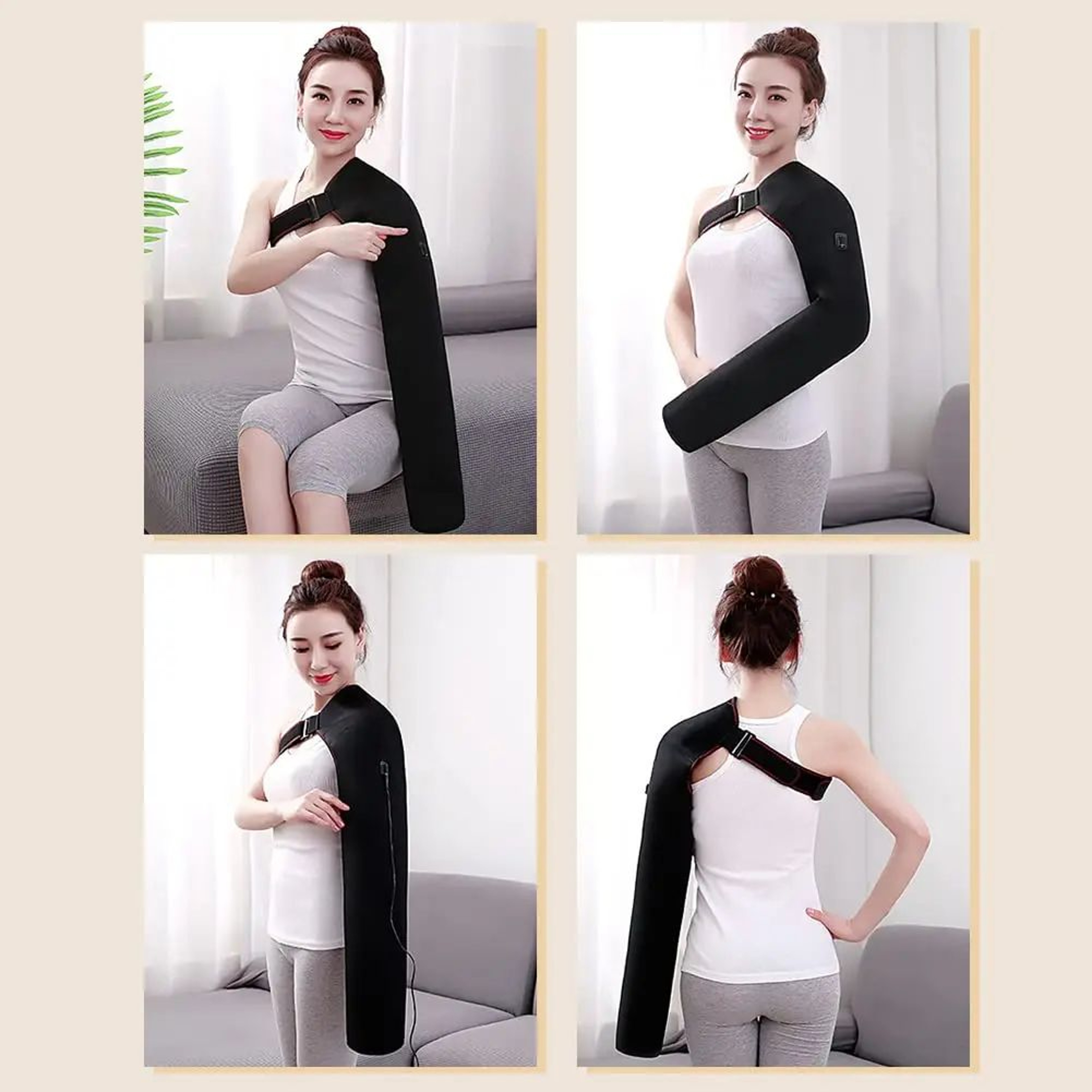 ThermaArm Heated Arm Wrap With Massage For Shoulder Elbow Wrist And Hand Support 4