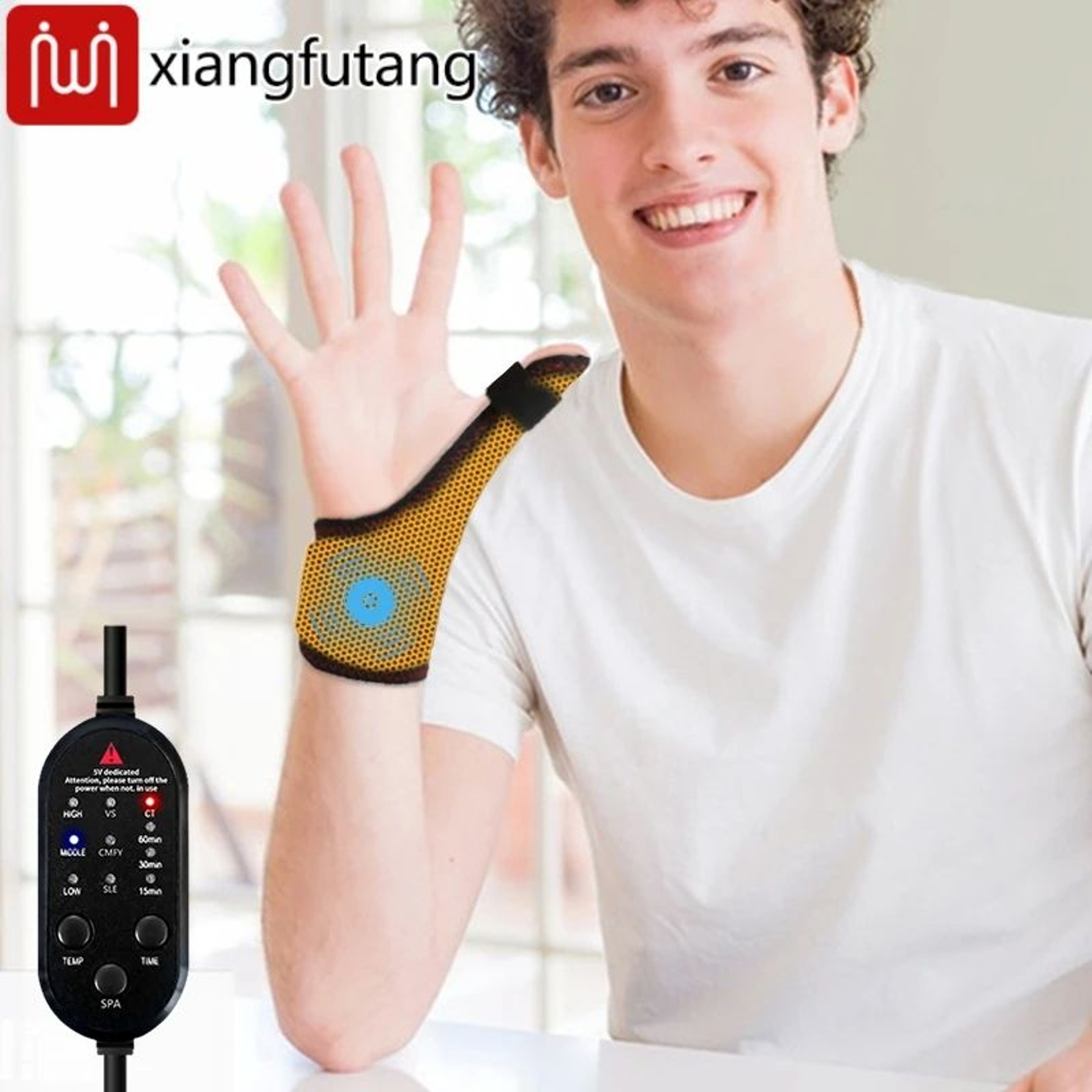 ThermaThumb Heated Thumb Brace And Wrist Support For Carpal Tunnel Relief 1