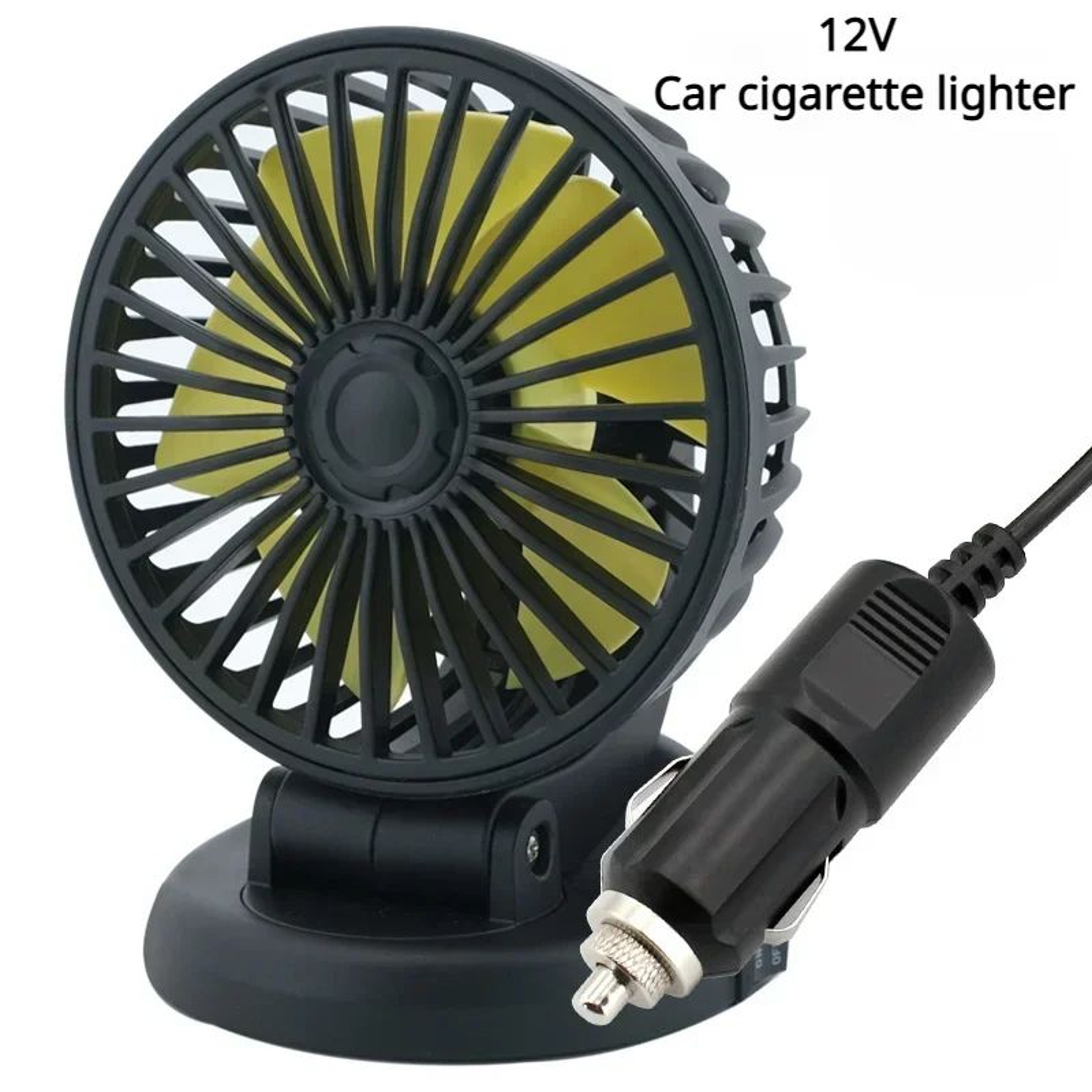 Heavy Duty 360 Adjustable Car Cooling Fan With USB 12V 24V Power For Cars Trucks RVs 10